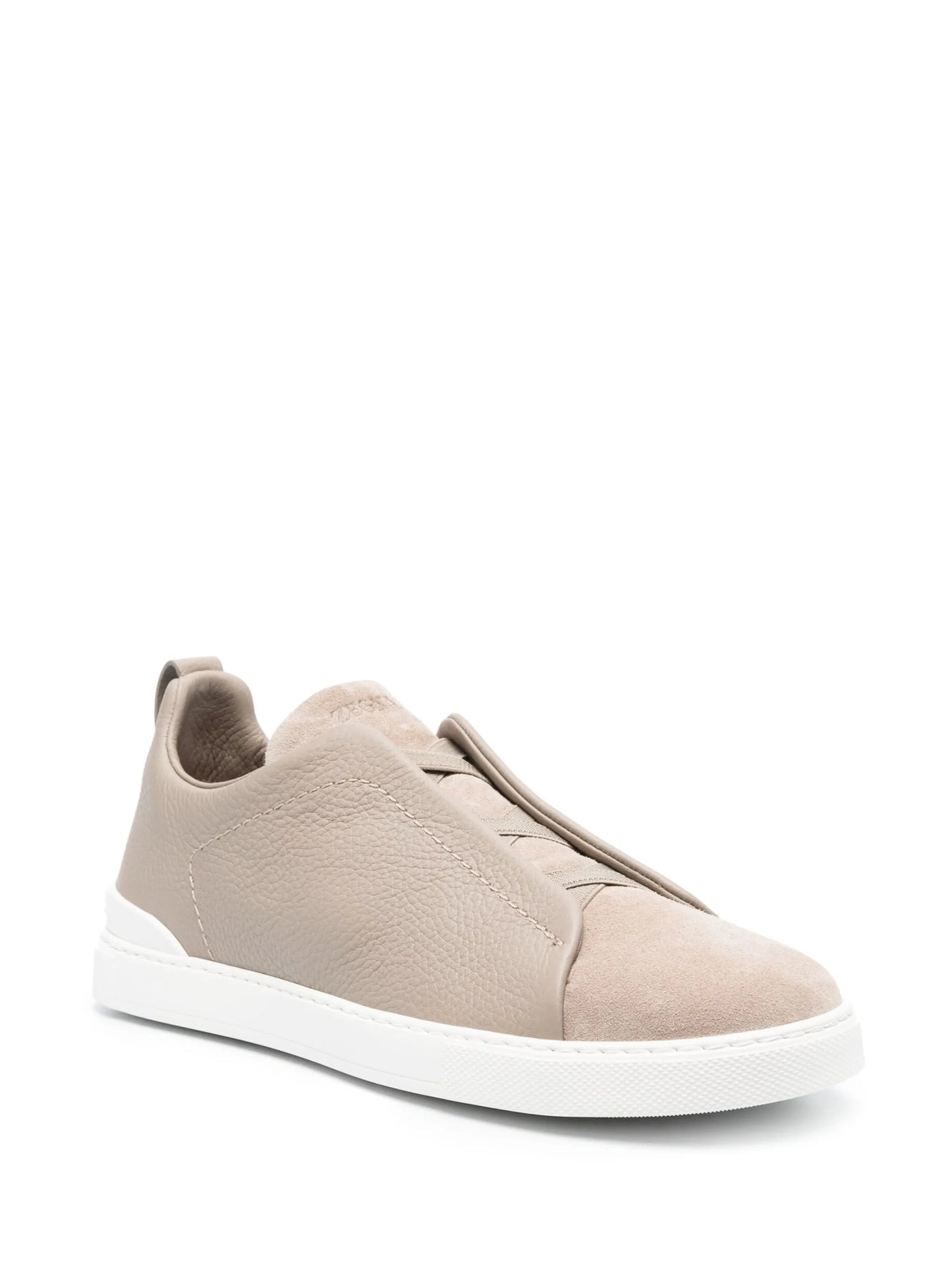 suede low-top sneakers
