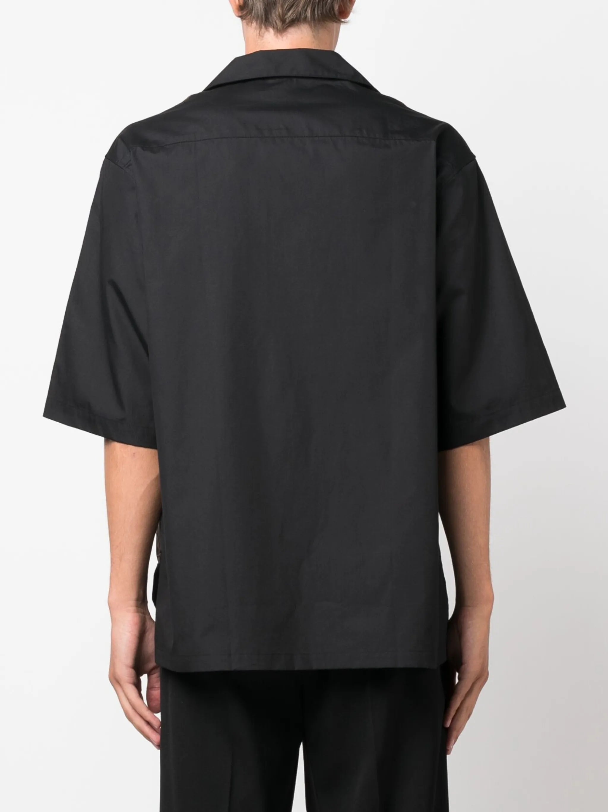 illustration-print organic-cotton shirt