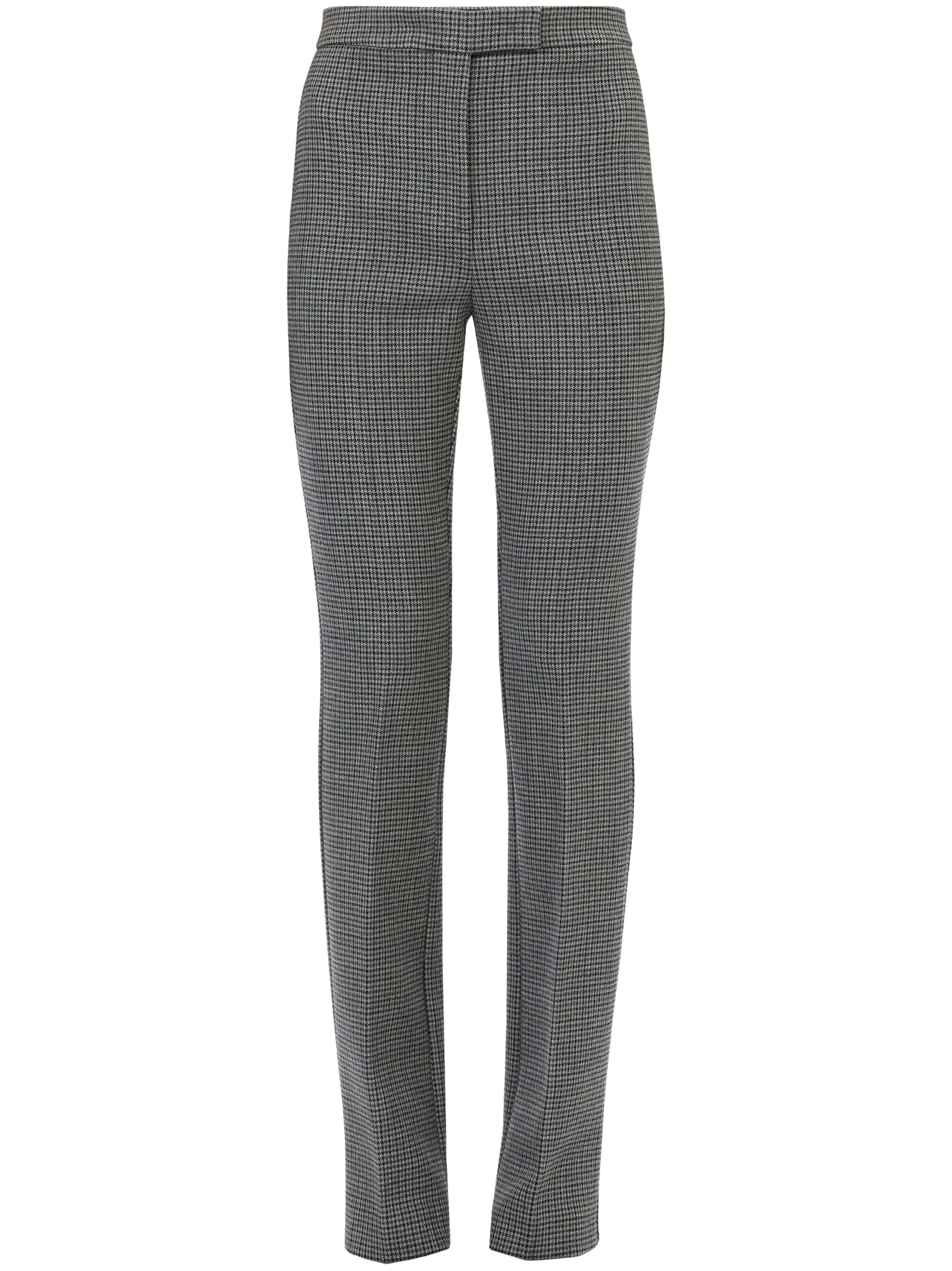 wool straight-leg tailored trousers