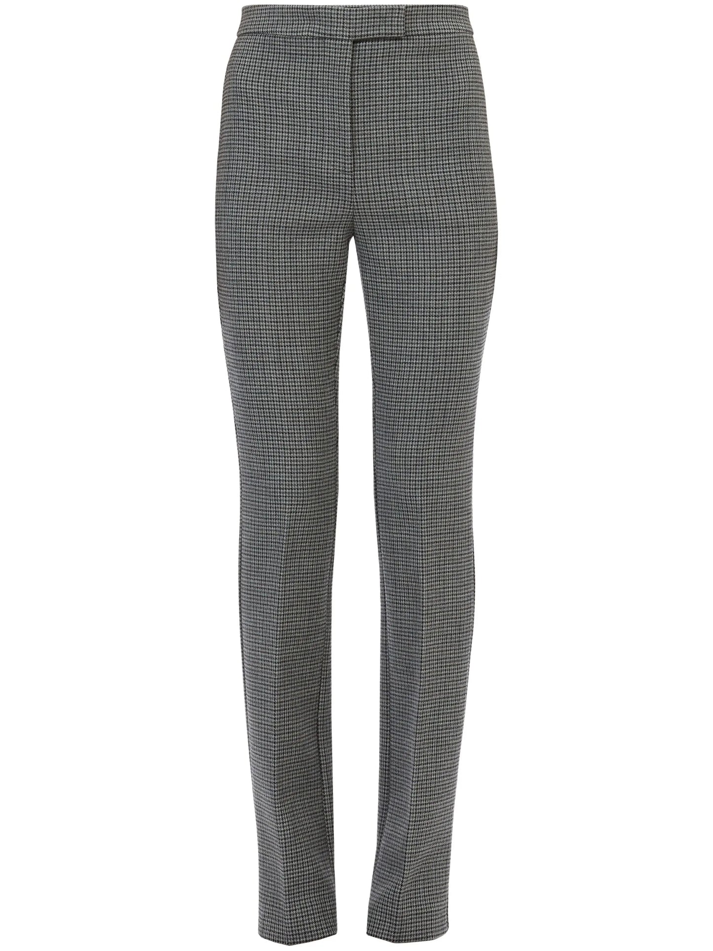 wool straight-leg tailored trousers