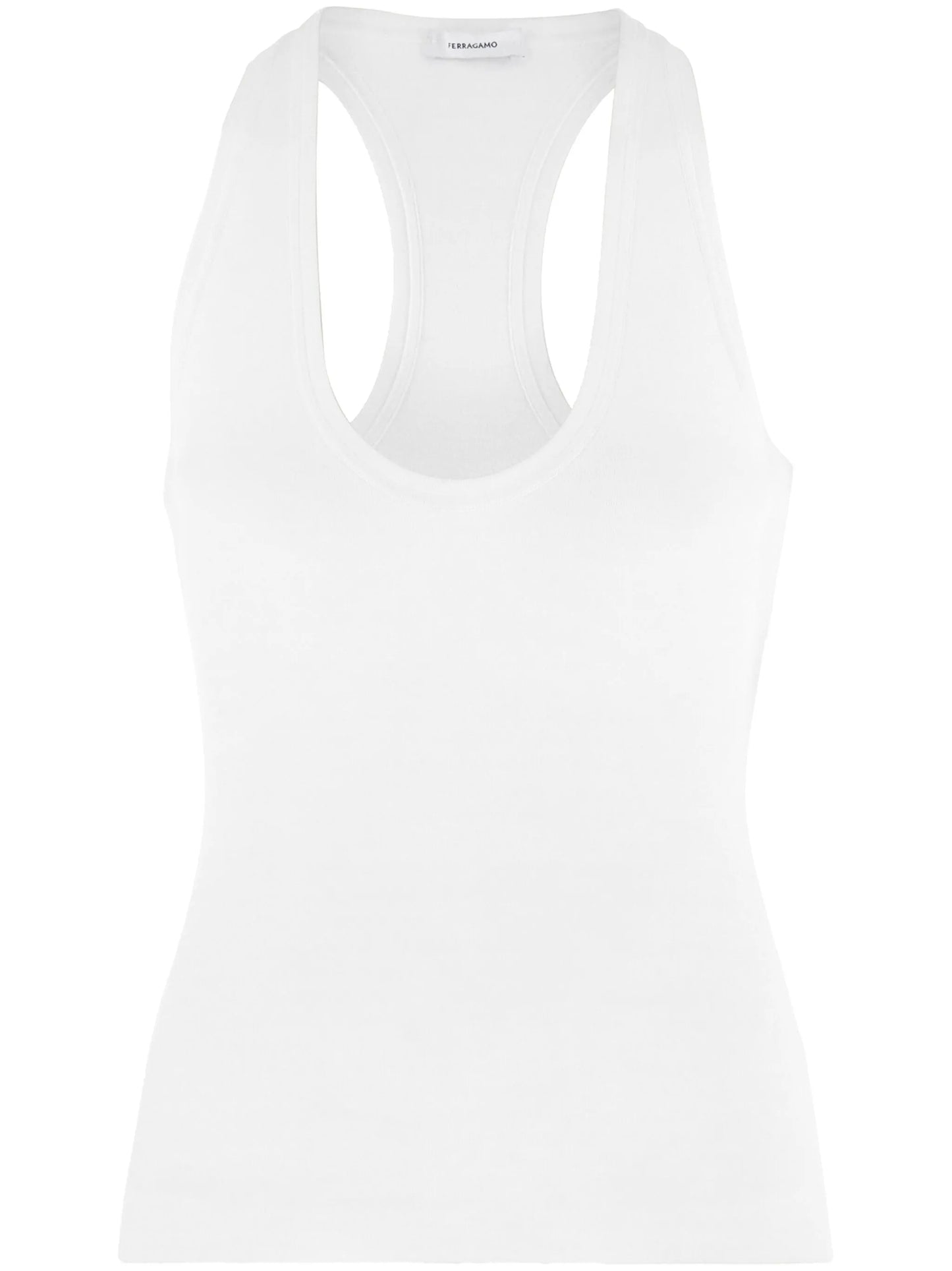 V-neck racerback tank top