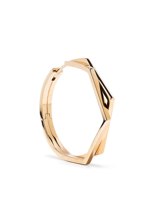 18kt rose gold Antifer hoop earring