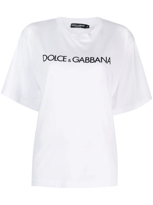 logo-print cotton T-shirt