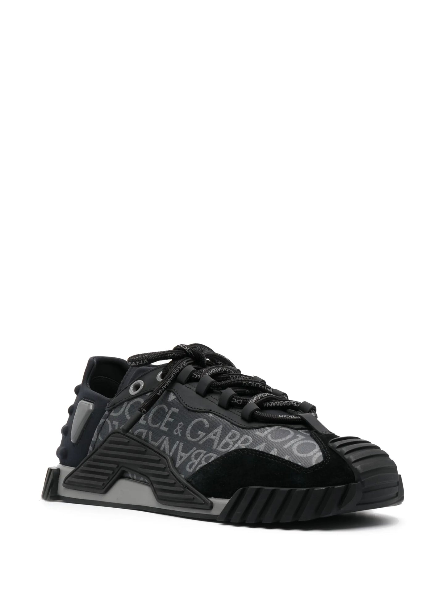 NS1 logo-jacquard sneakers