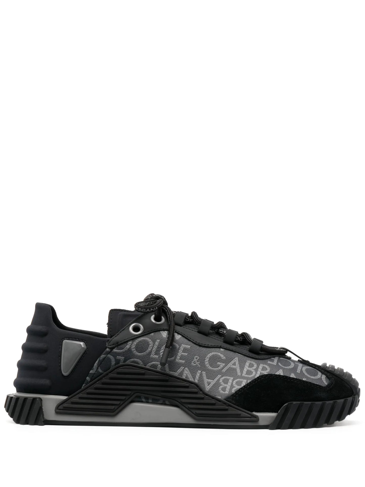 NS1 logo-jacquard sneakers