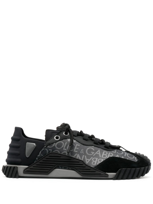 NS1 logo-jacquard sneakers
