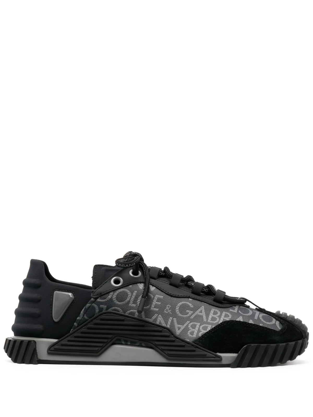 NS1 logo-jacquard sneakers