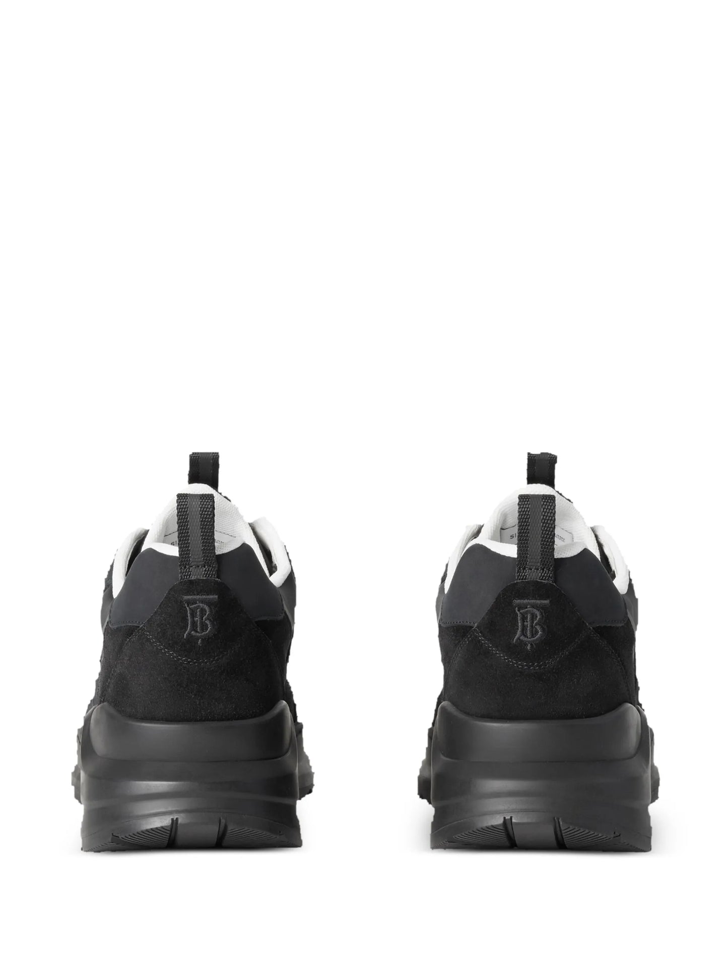 logo-debossed panelled sneakers