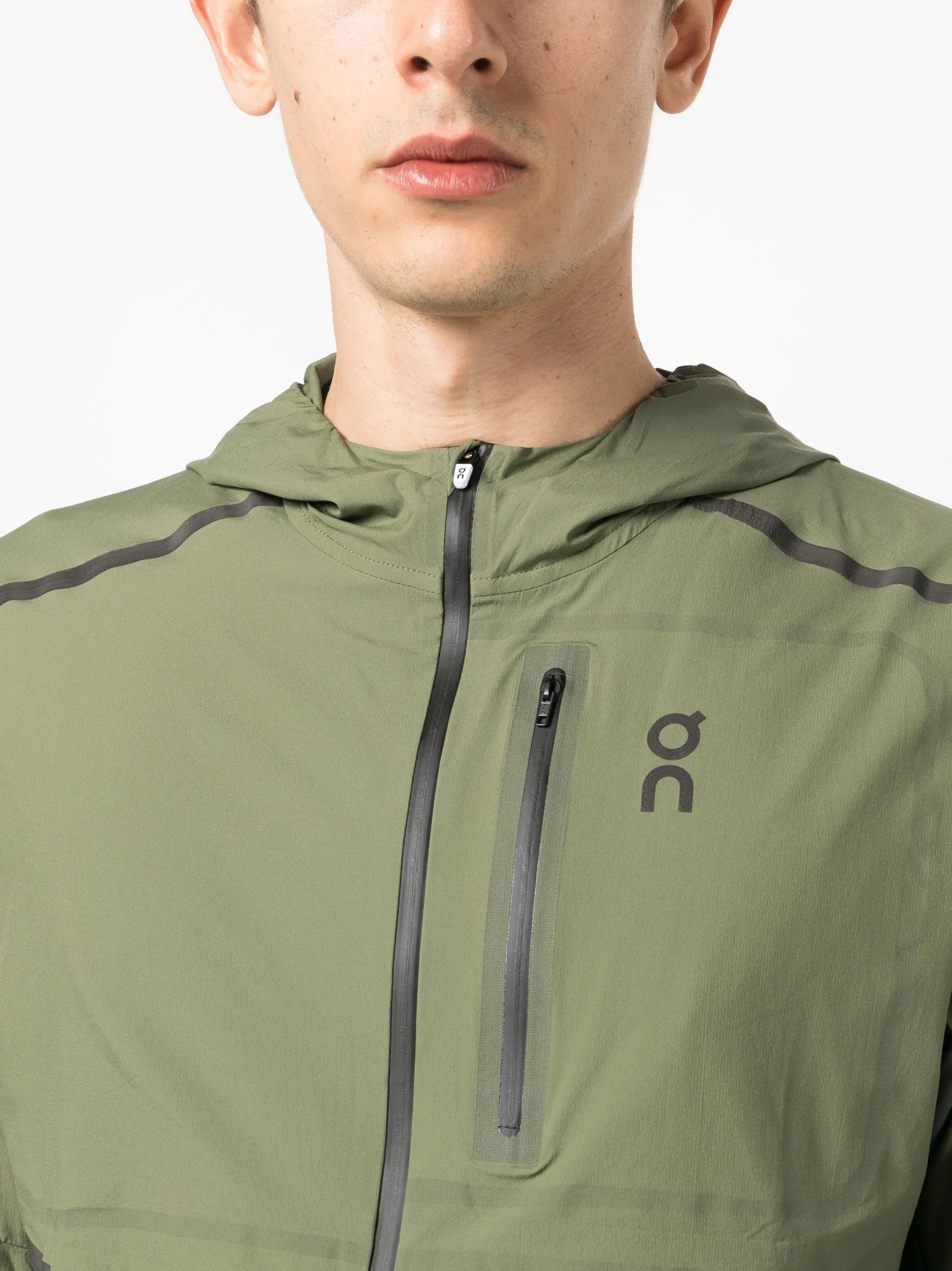 On Weather packable running jacket