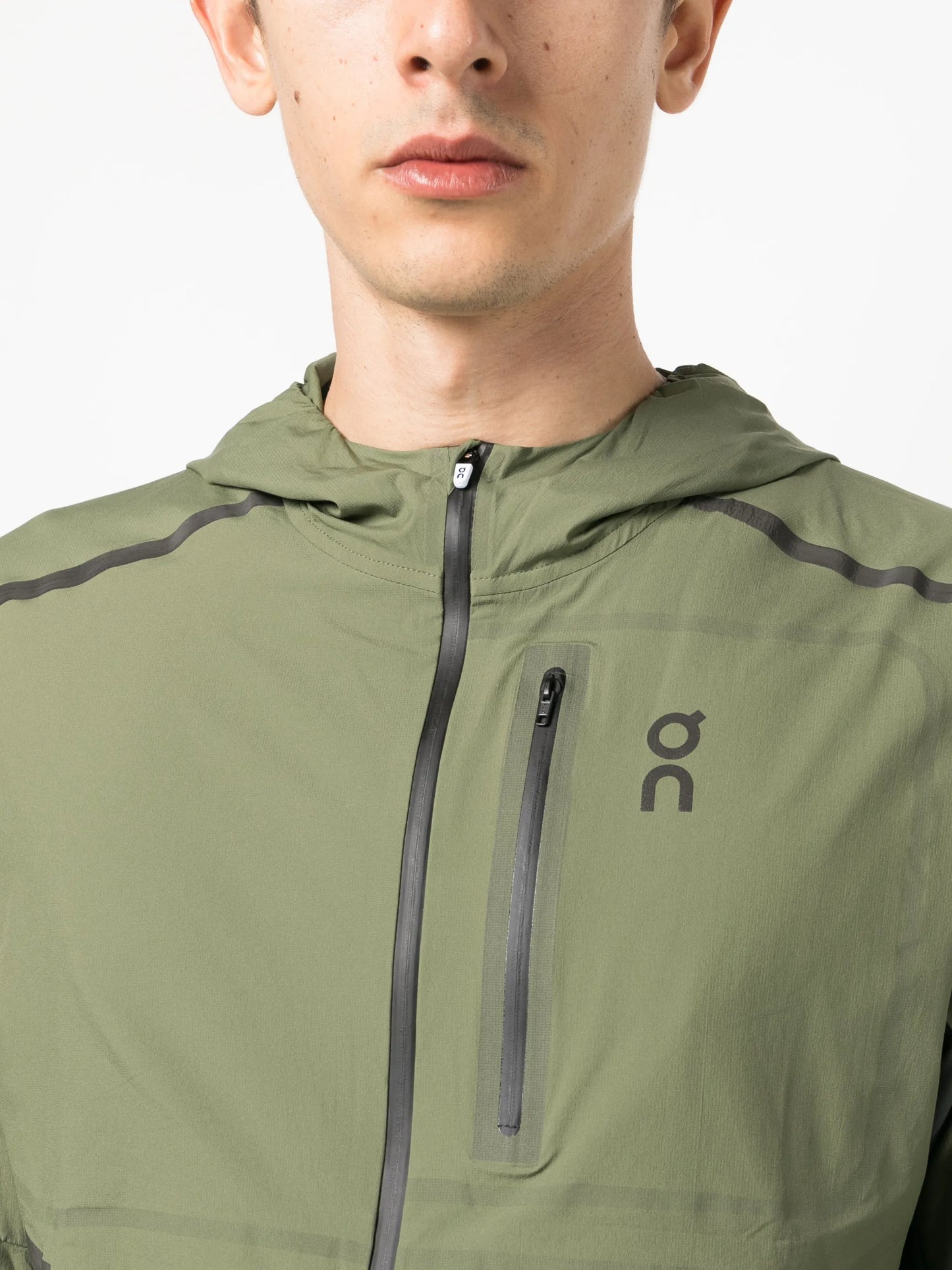 On Weather packable running jacket
