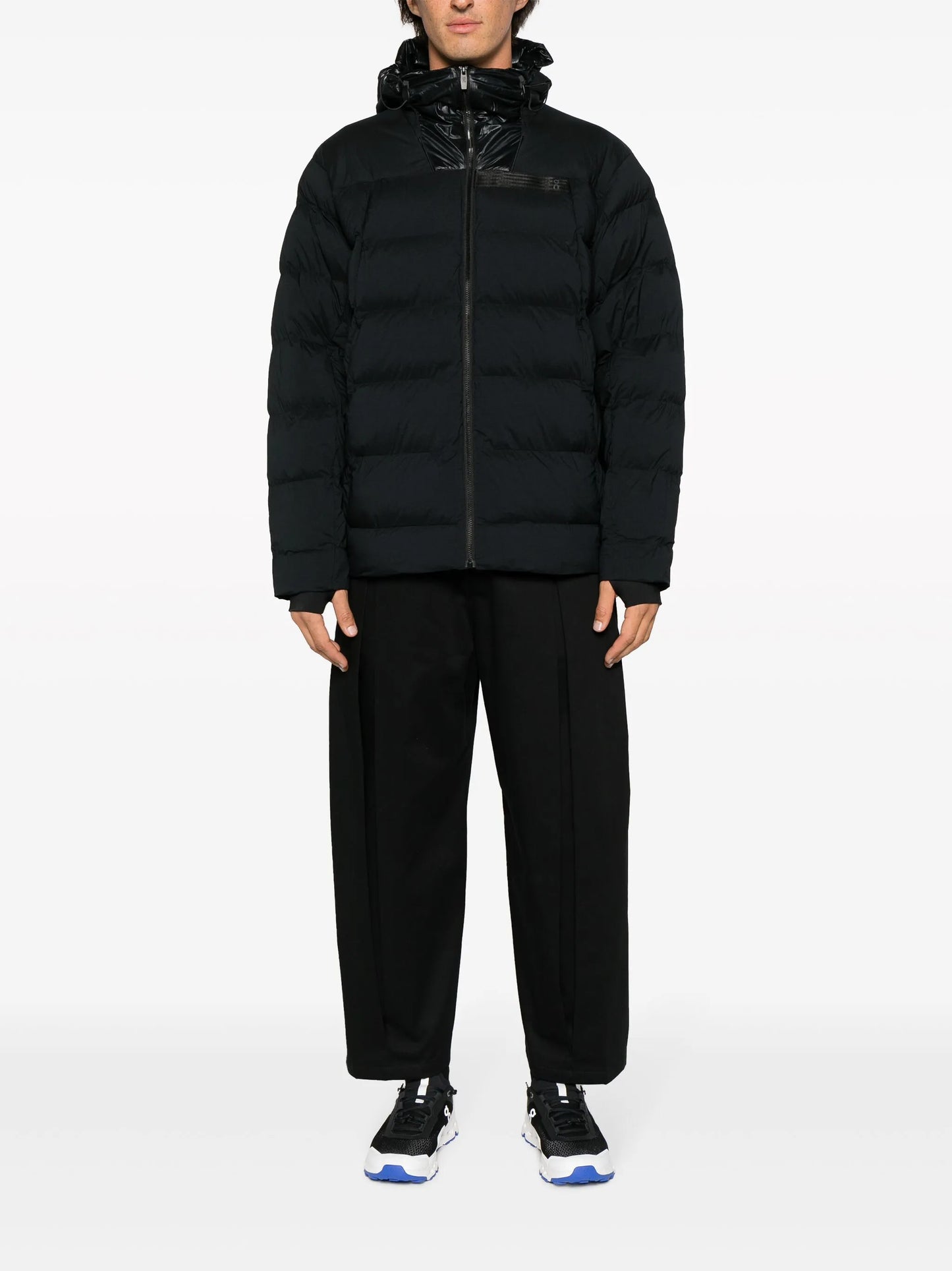 Challenger quilted hooded jacket