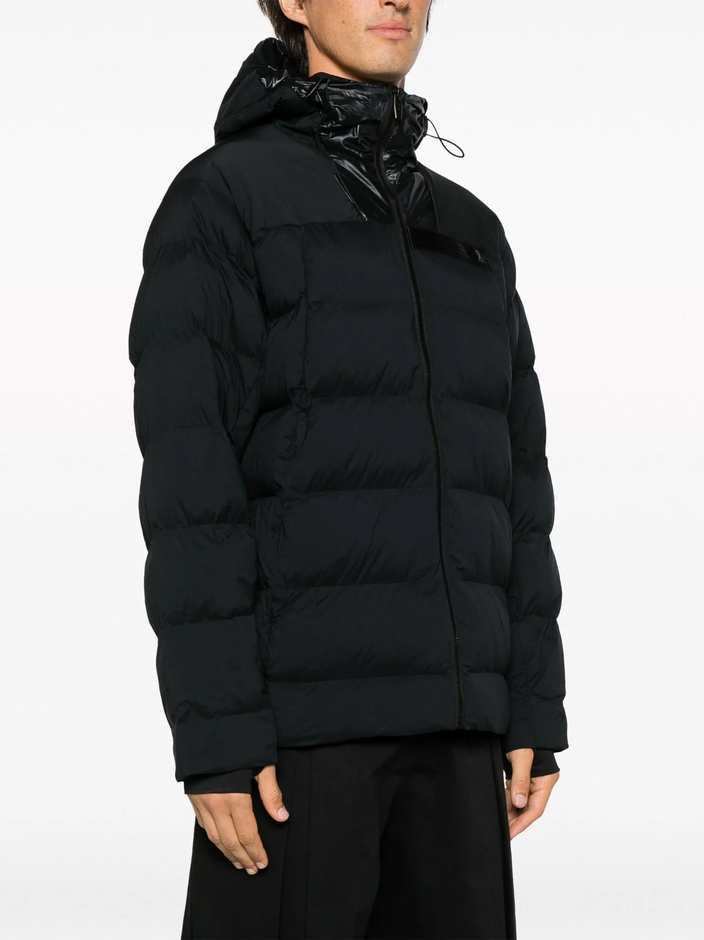 Challenger quilted hooded jacket