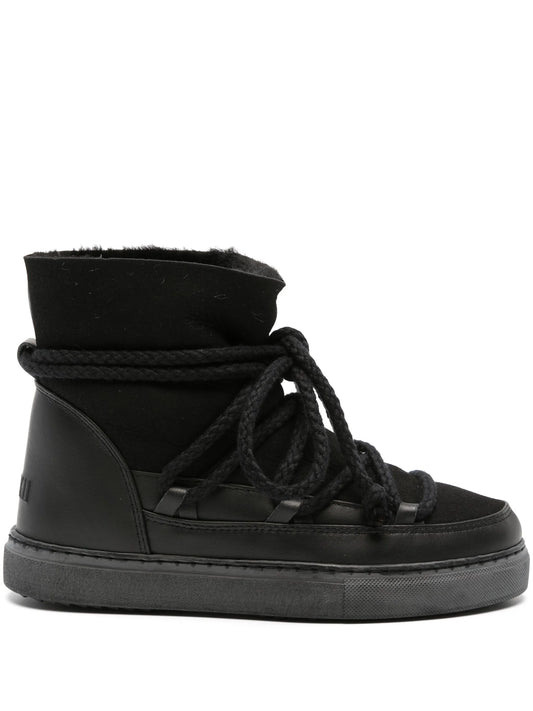 shearling-lining suede ankle boots