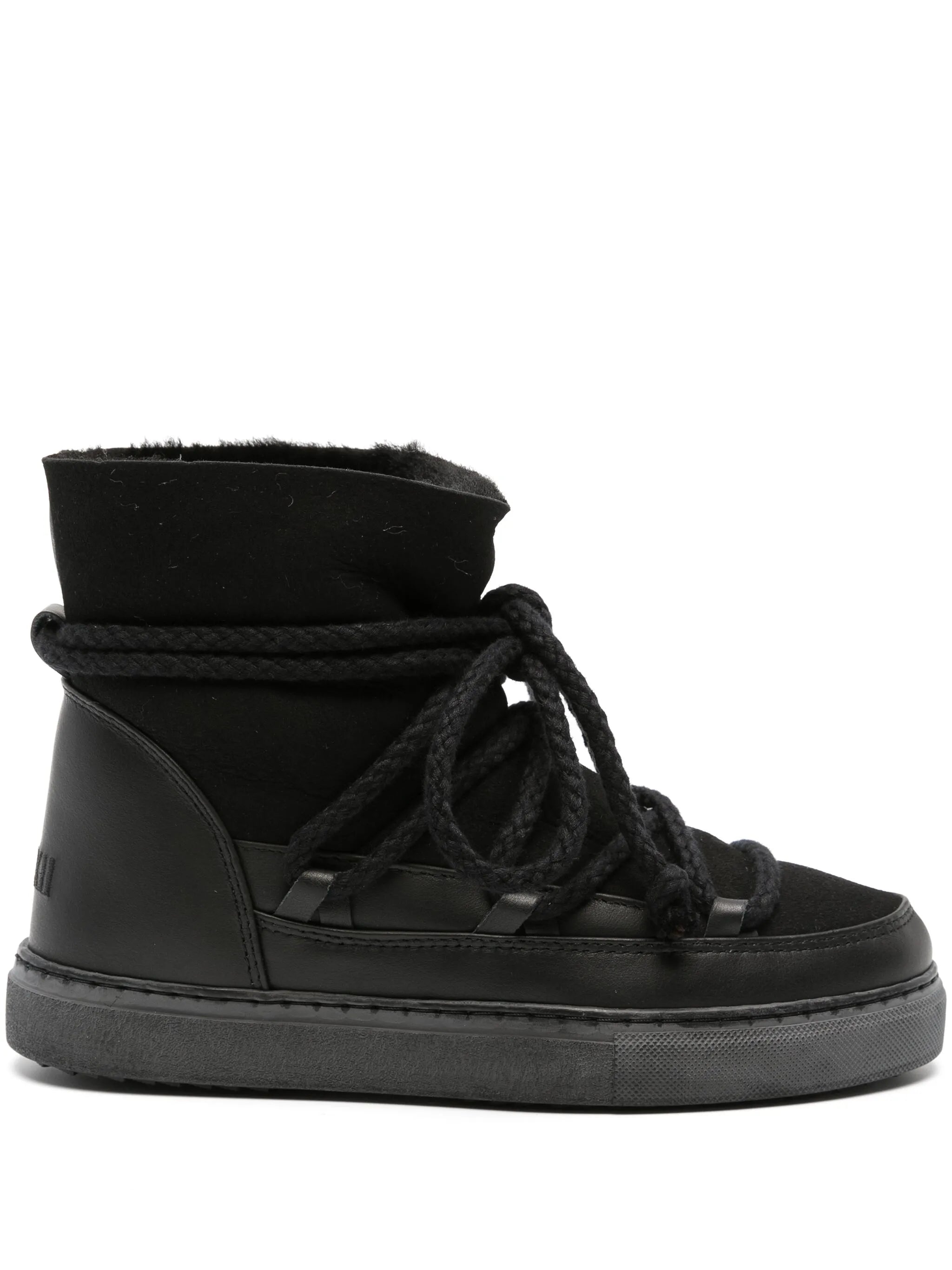 shearling-lining suede ankle boots