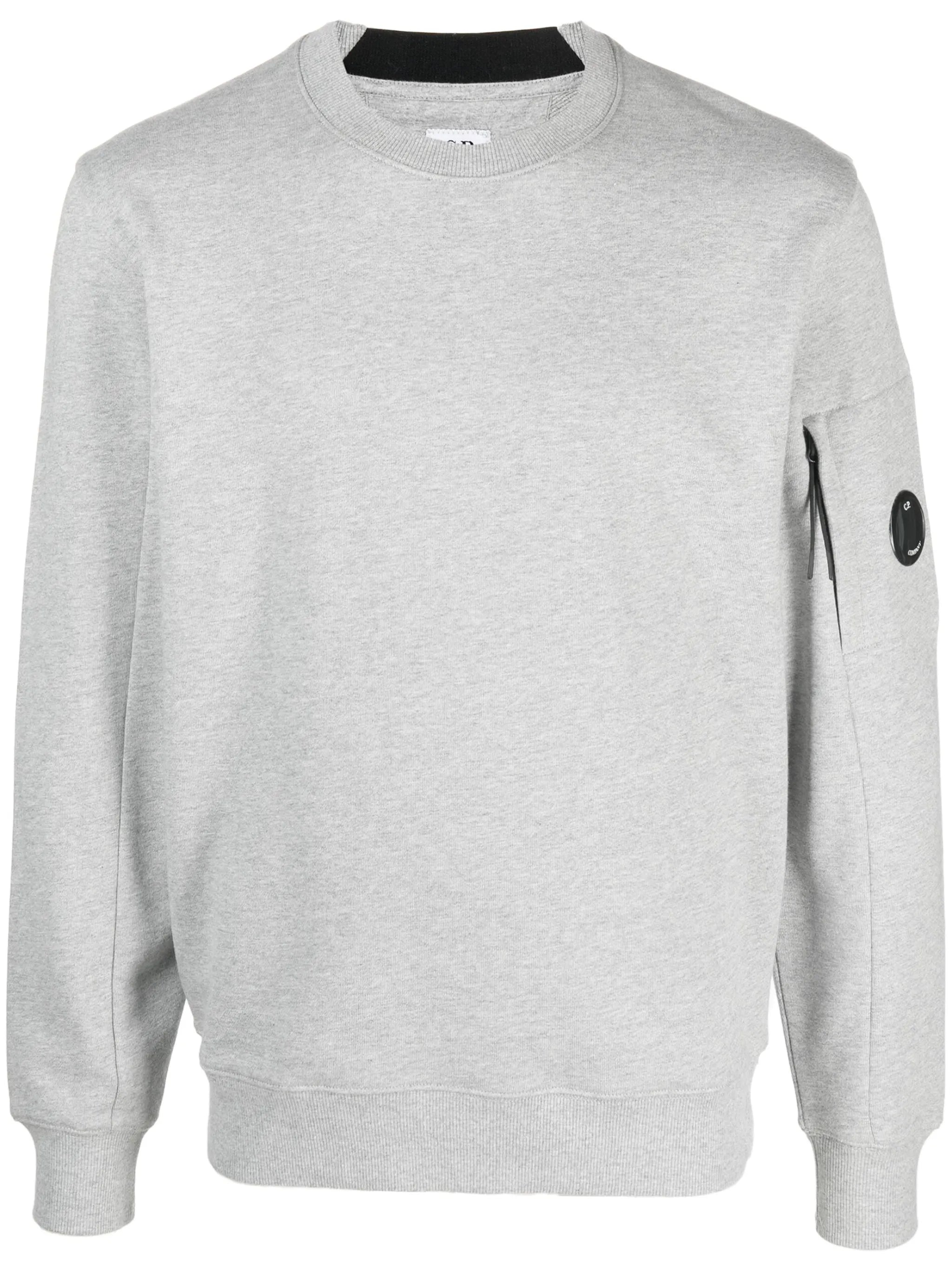 long-sleeve cotton sweatshirt