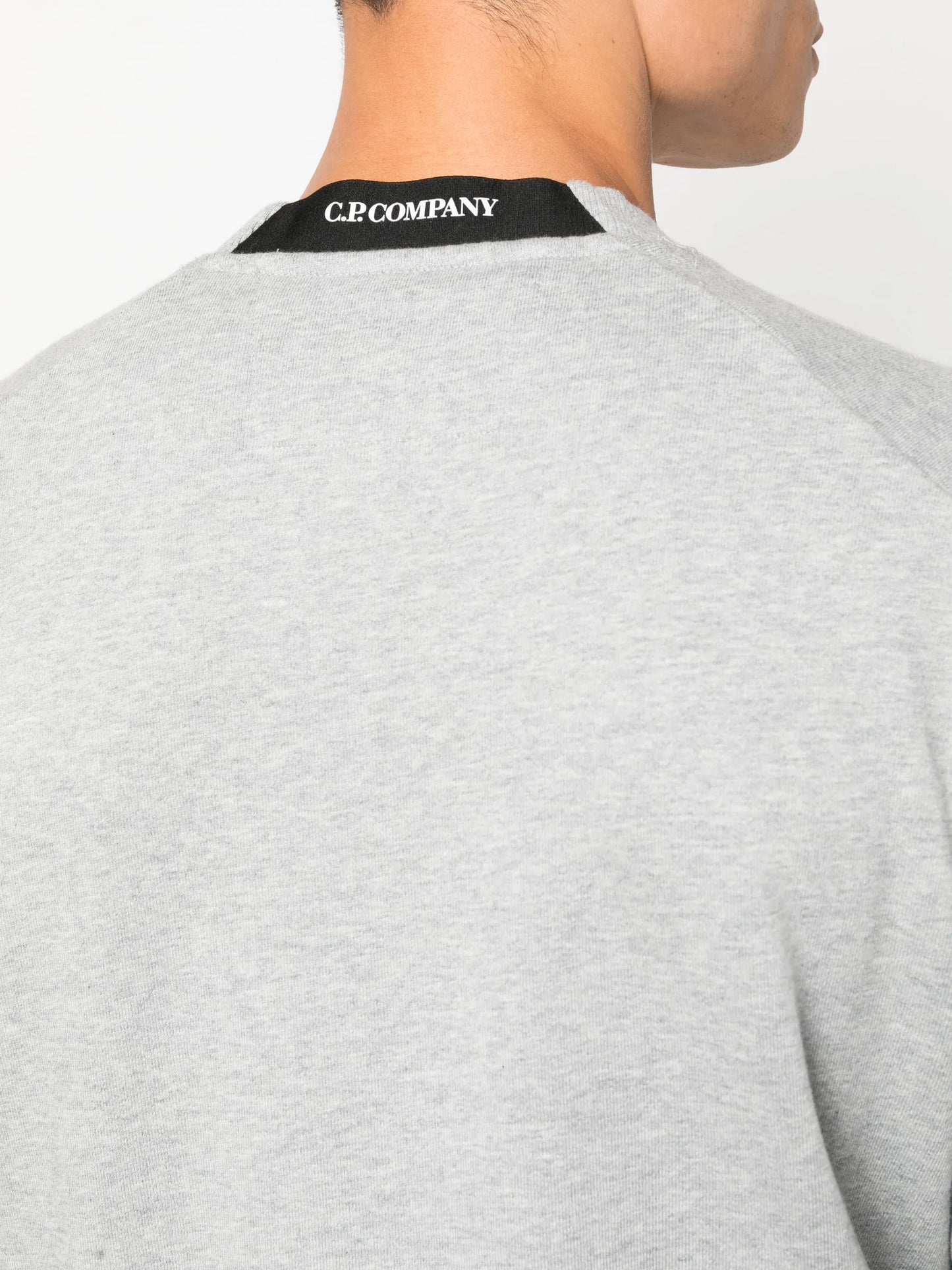 long-sleeve cotton sweatshirt