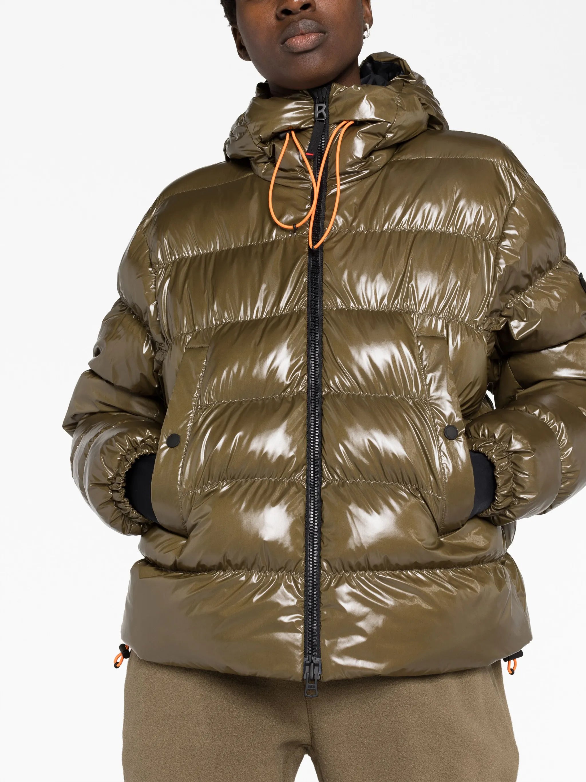 Rosetta high-shine jacket