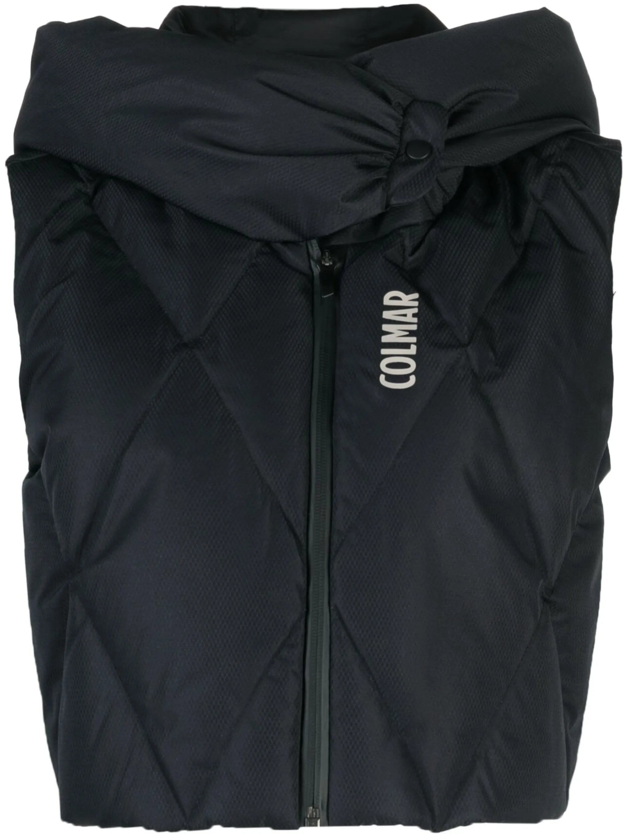 diamond-quilted padded gilet