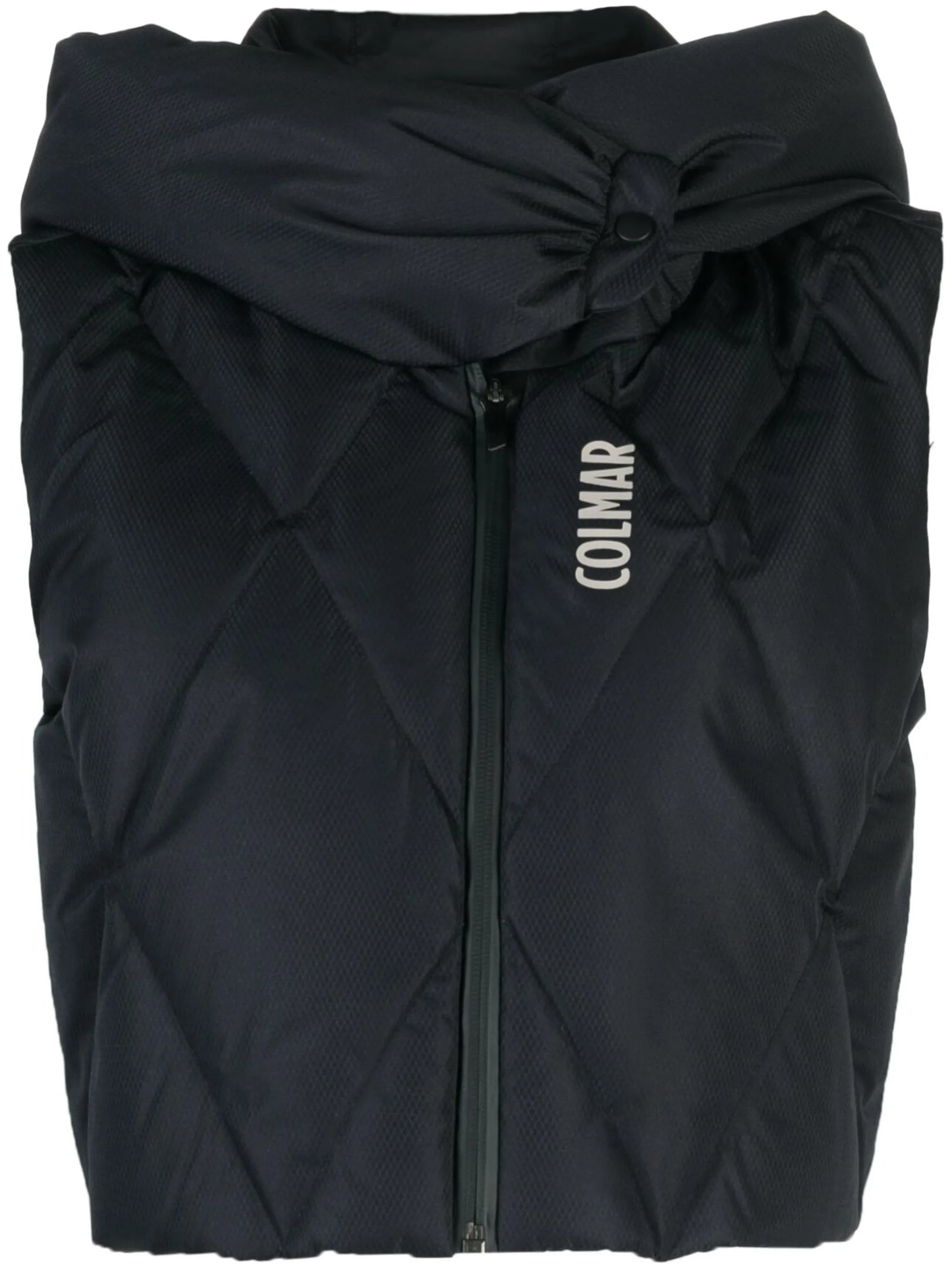 diamond-quilted padded gilet