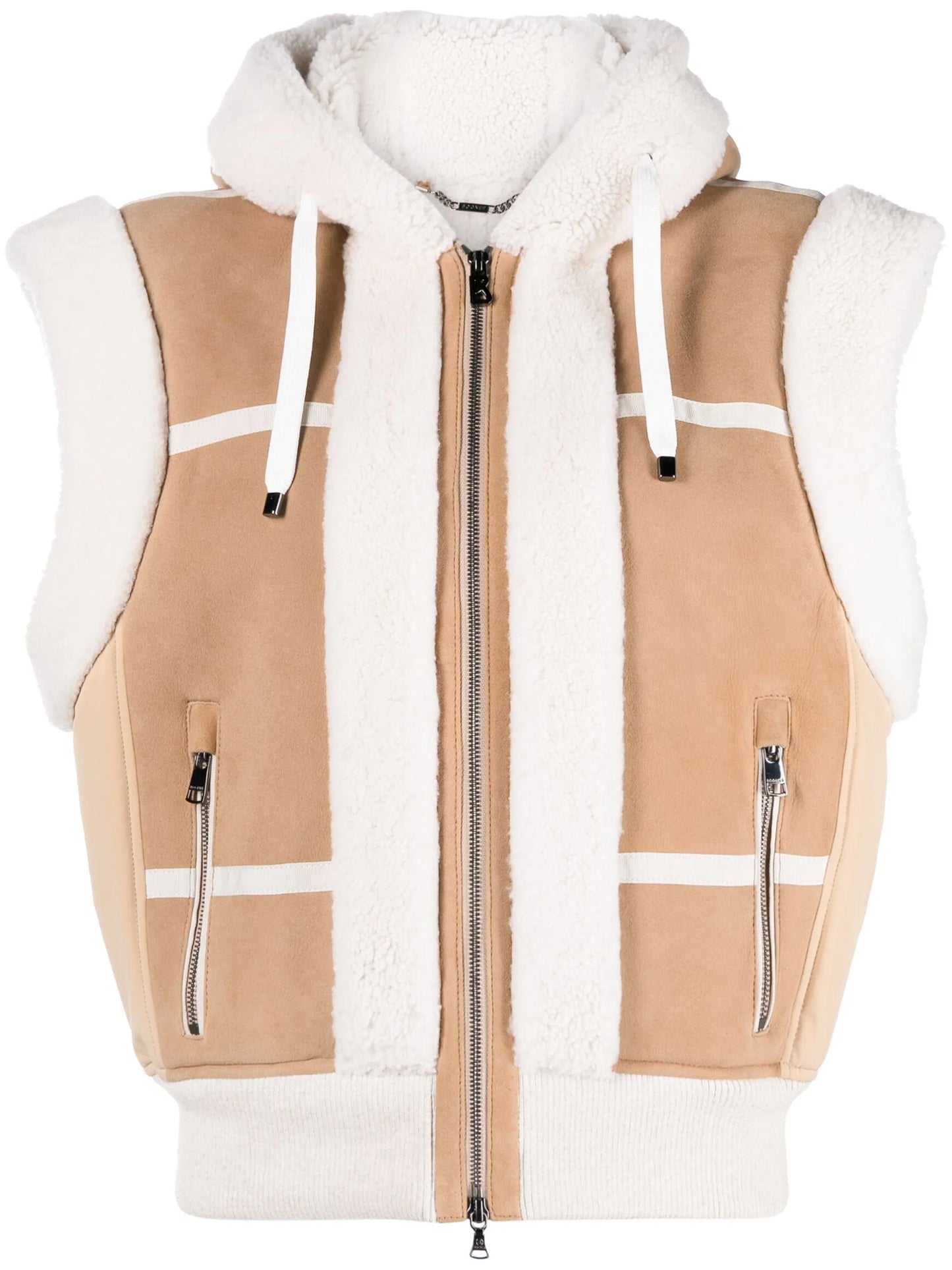 Feli hooded shearling gilet