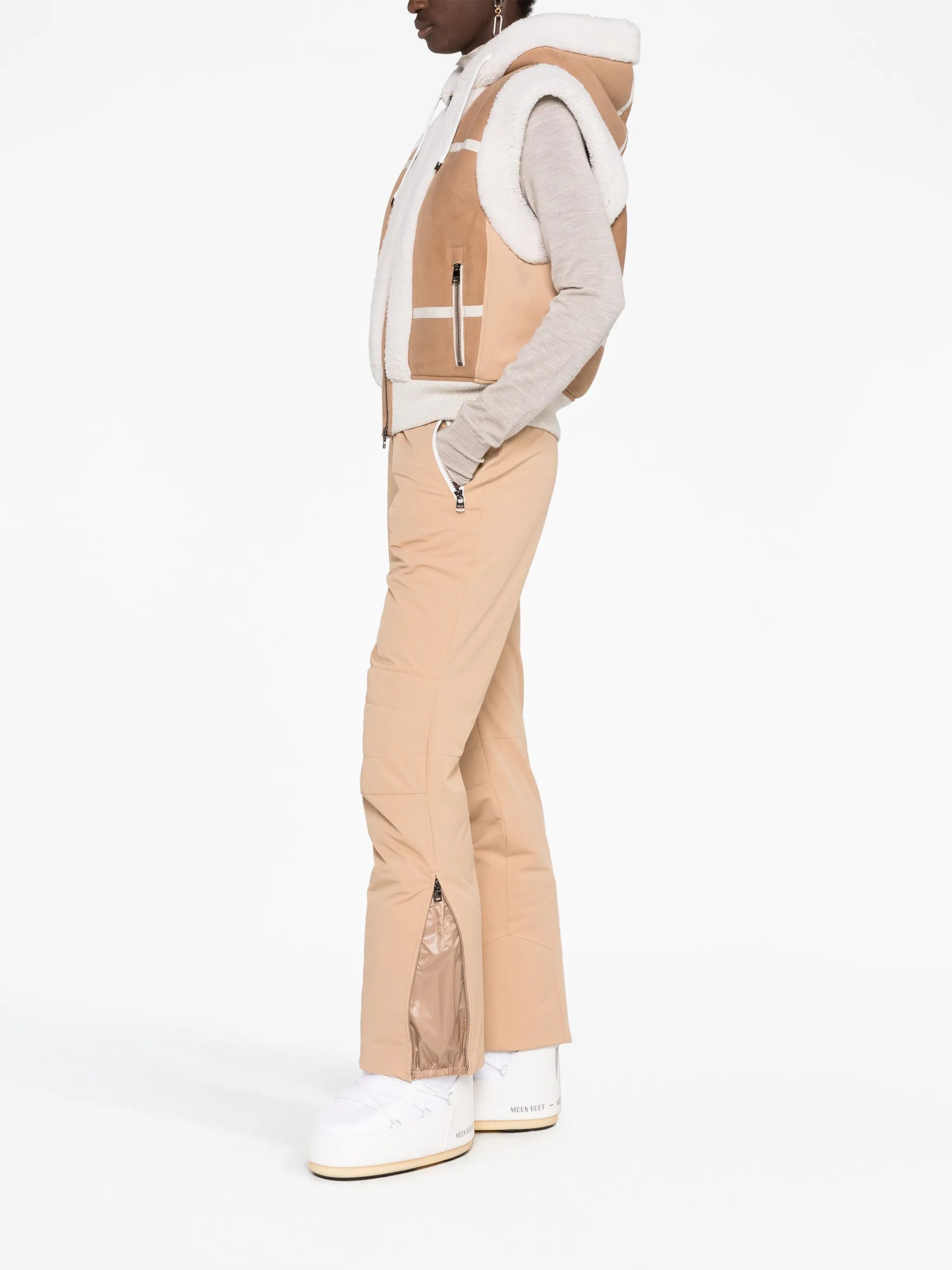 Feli hooded shearling gilet