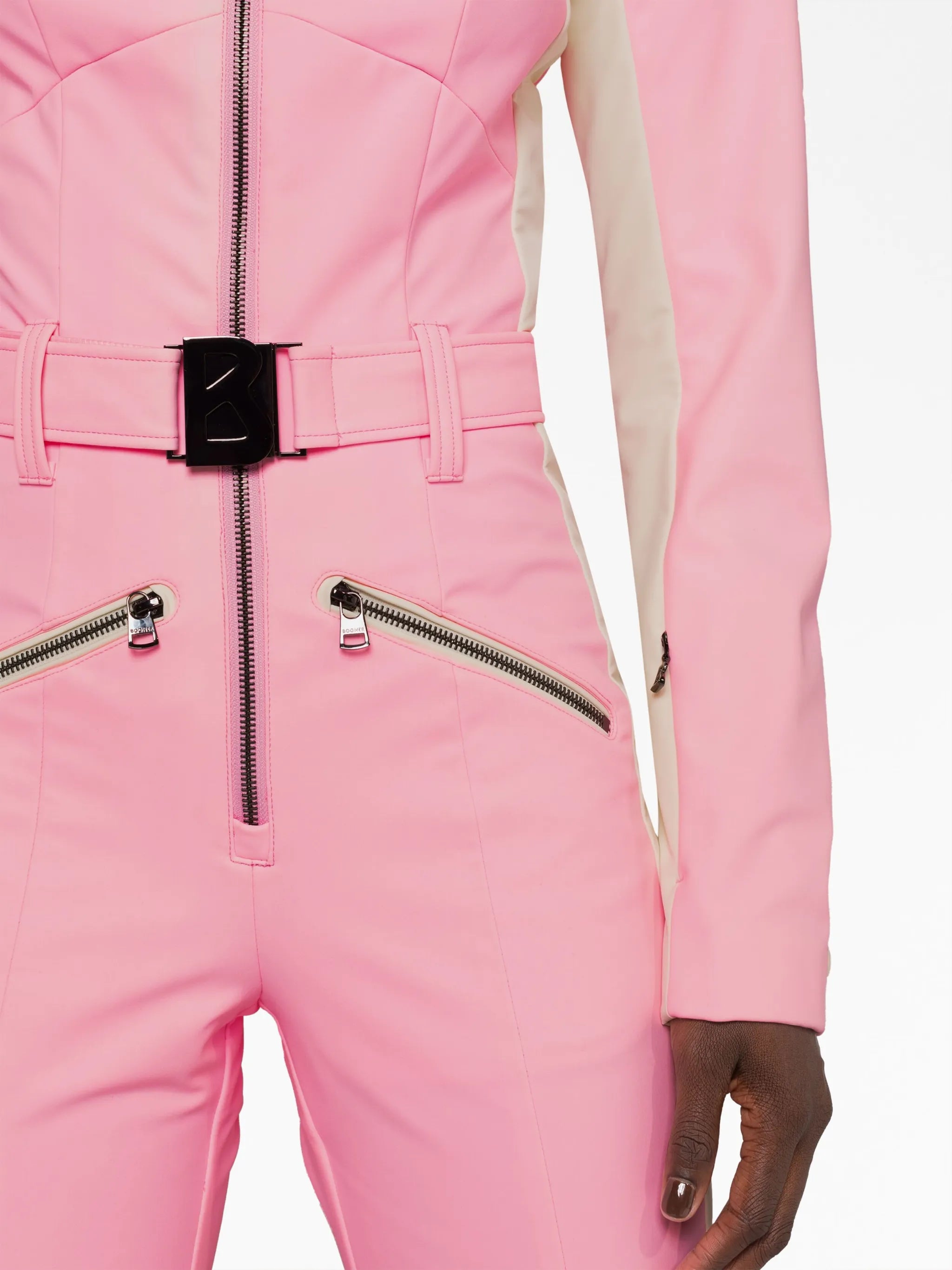 Misha striped ski suit