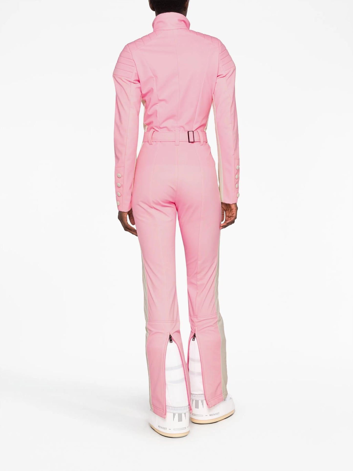 Misha striped ski suit