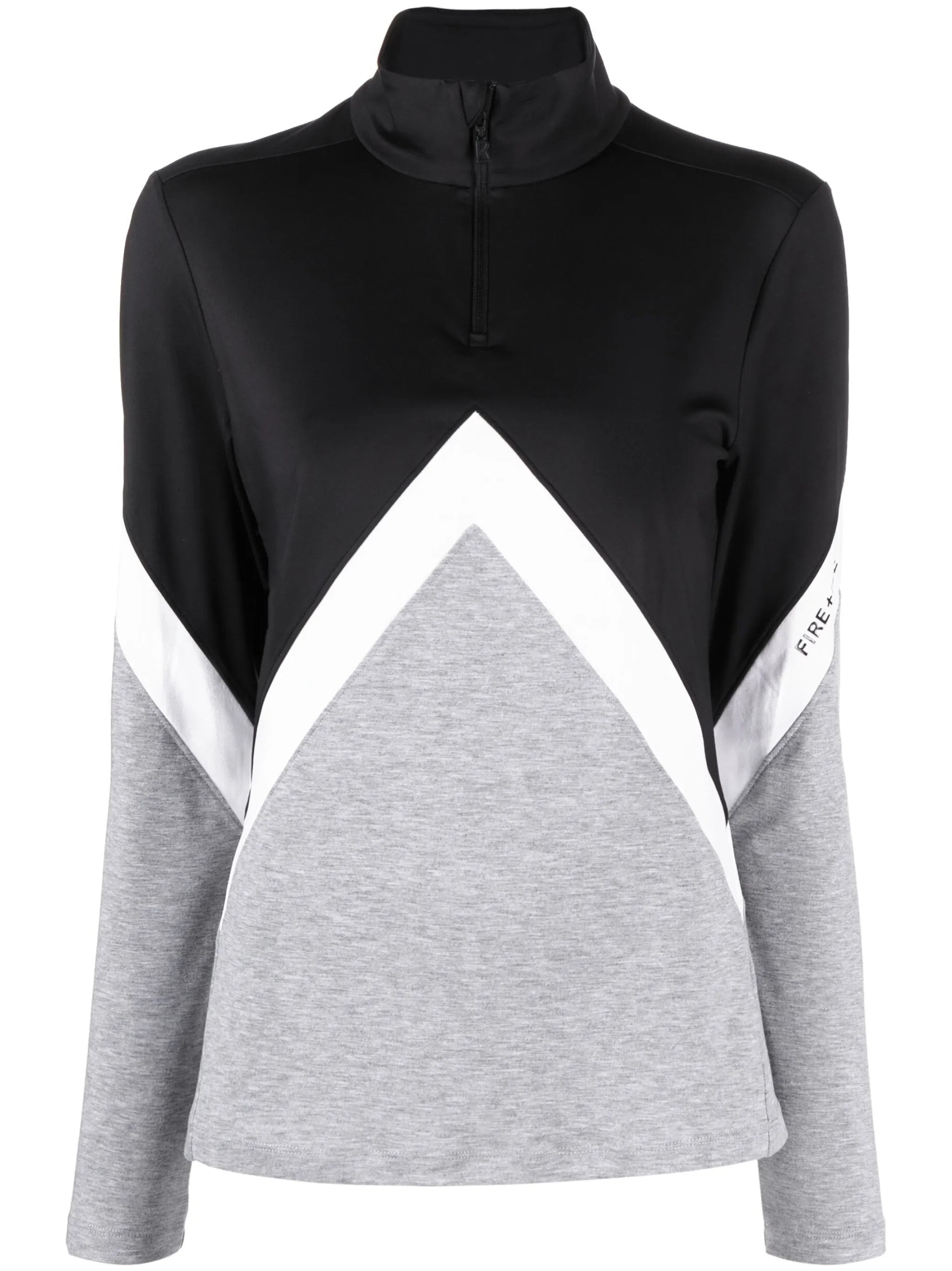 high-neck jumper