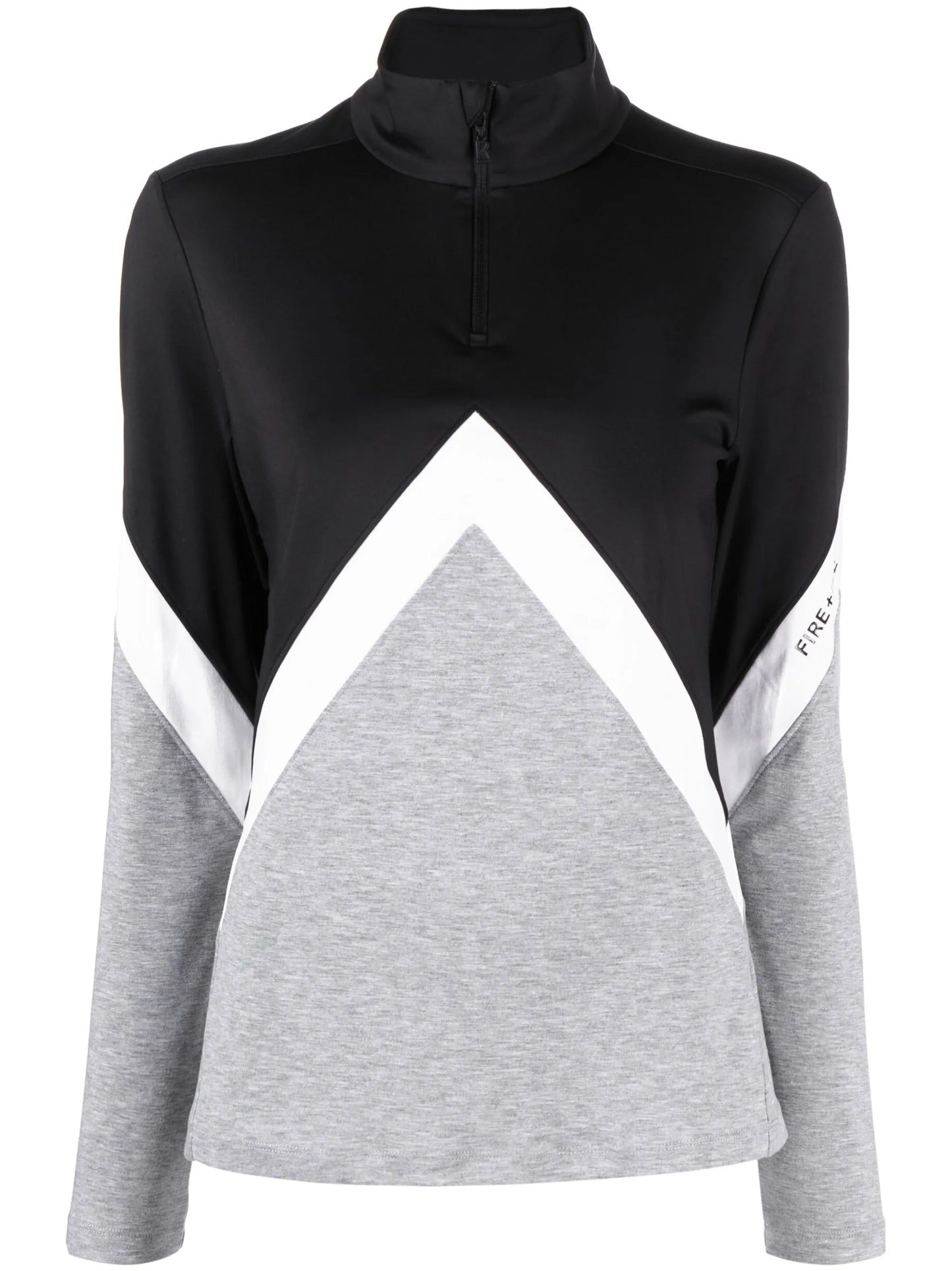 high-neck jumper