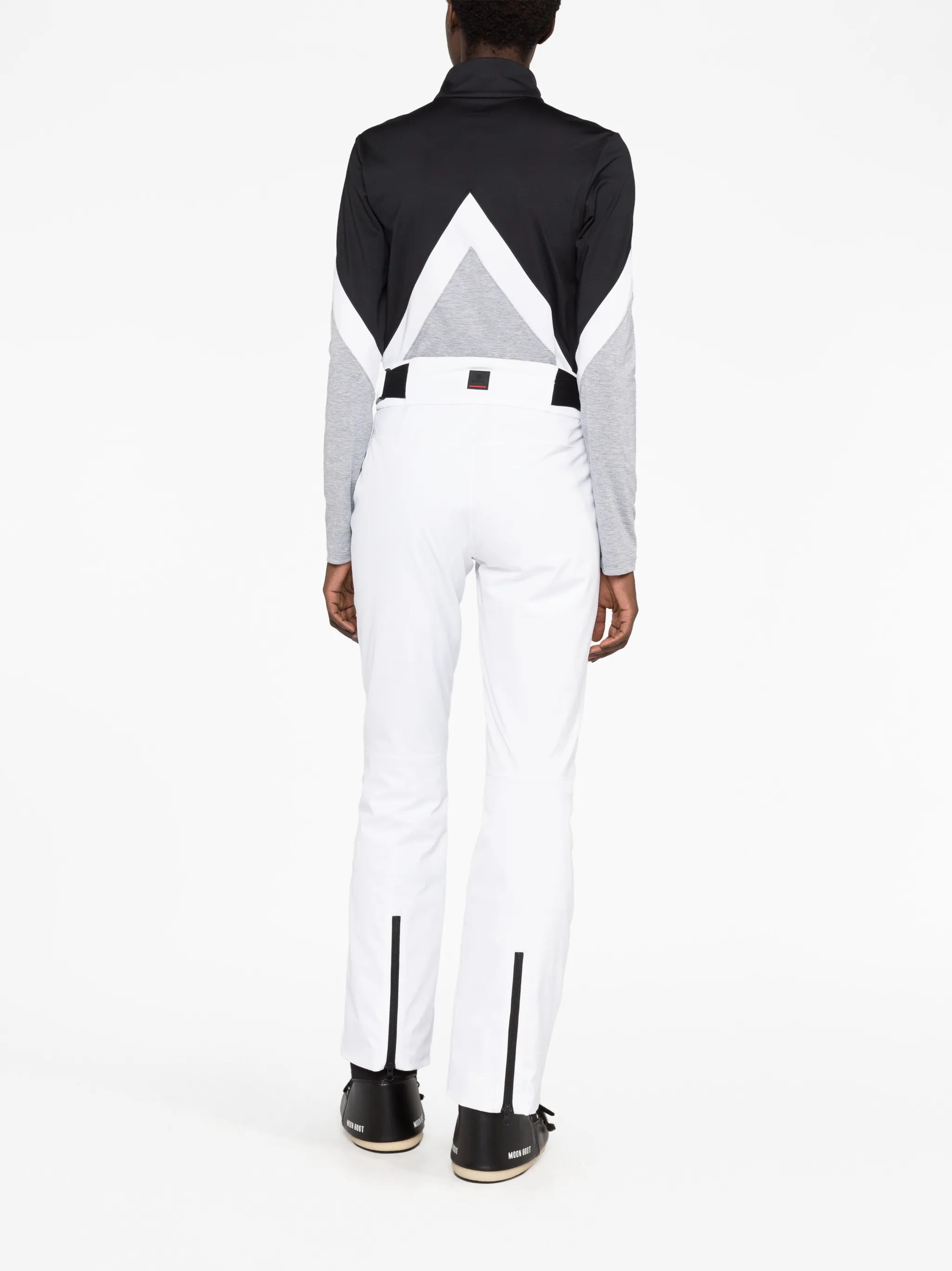 high-neck jumper
