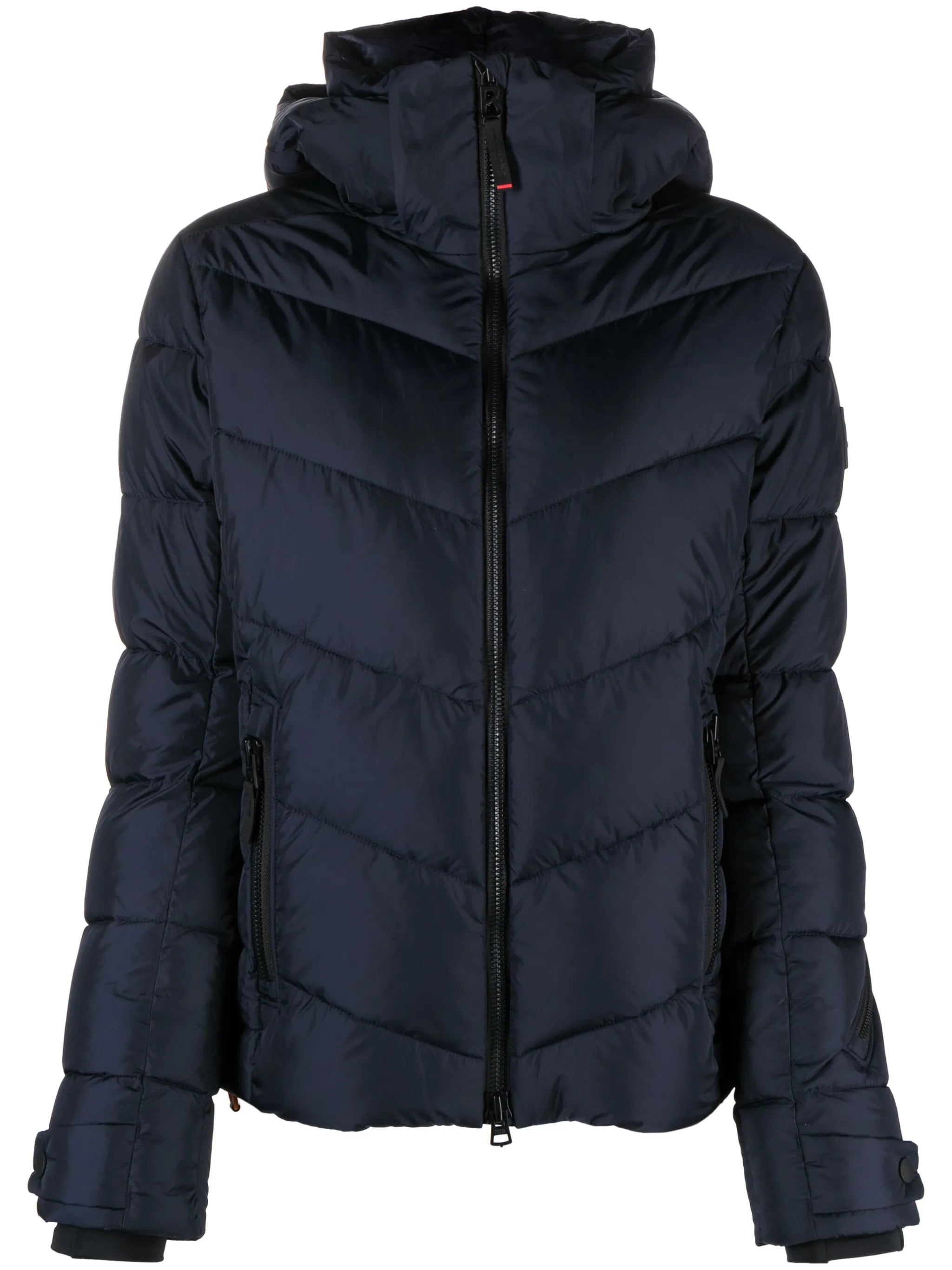 zip-up padded jacket
