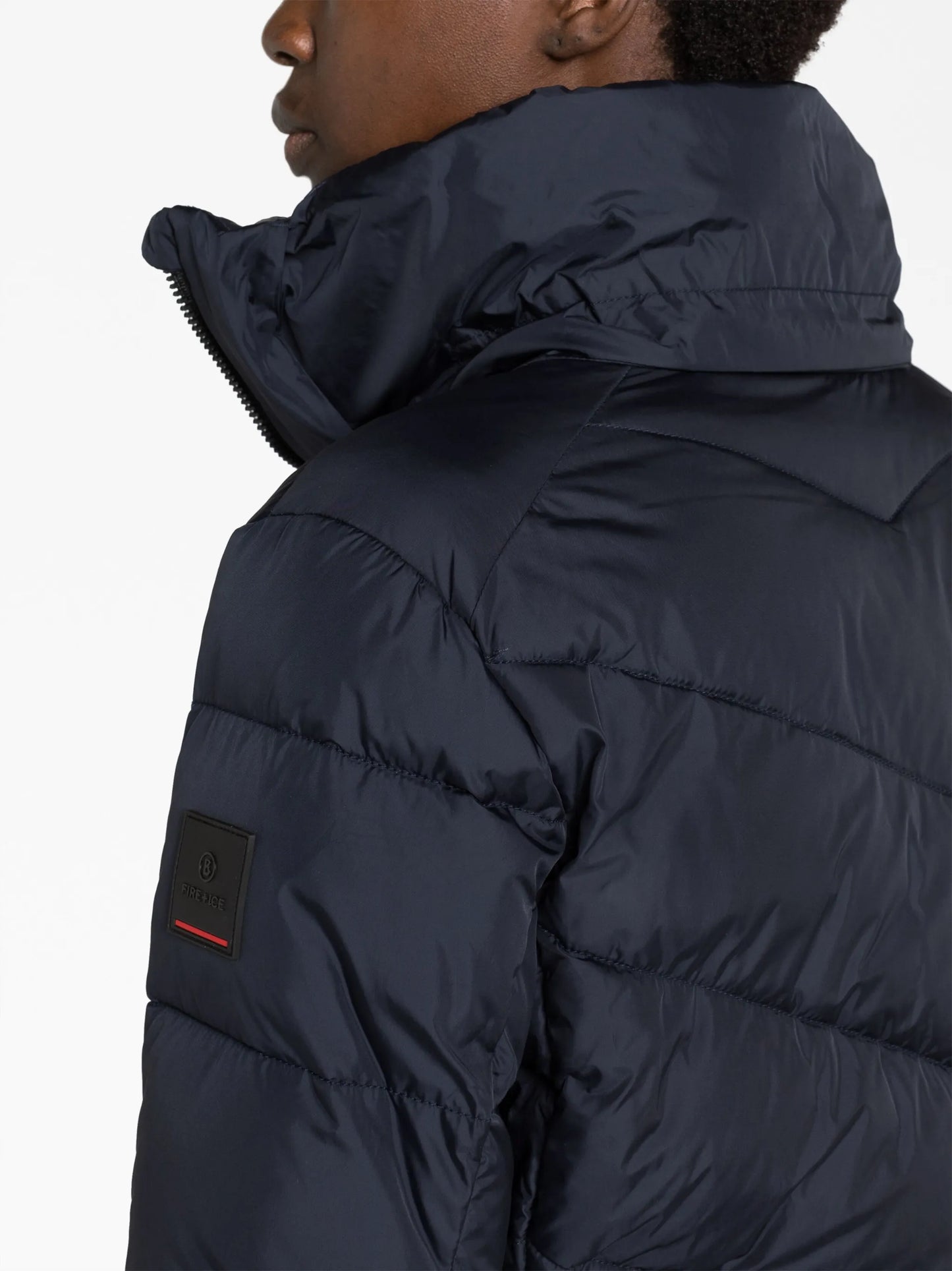 zip-up padded jacket