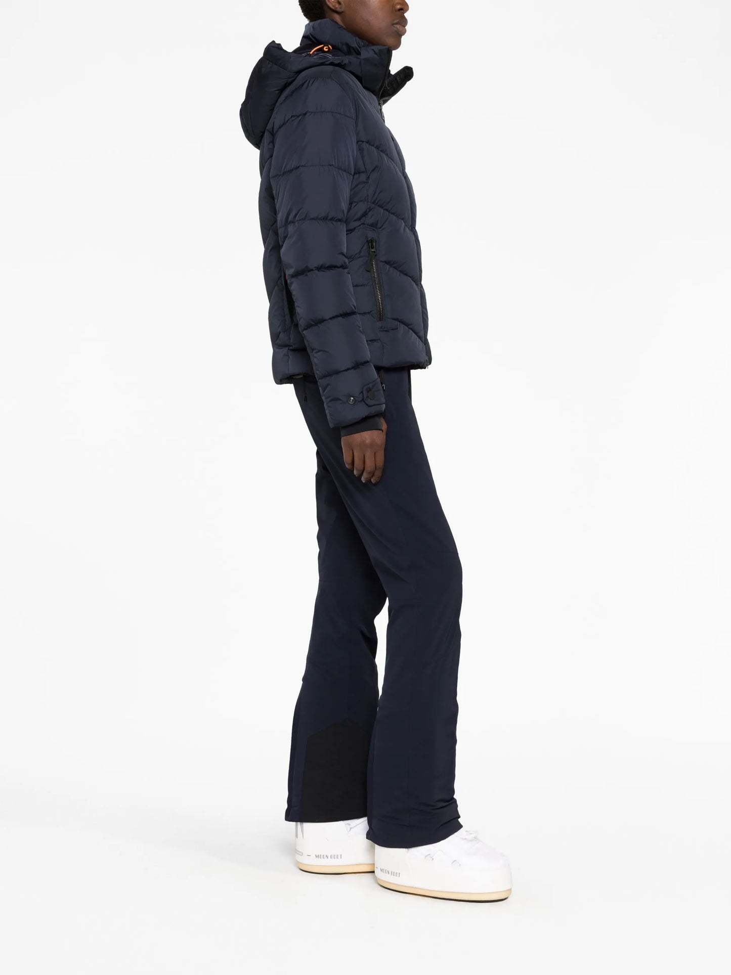 zip-up padded jacket
