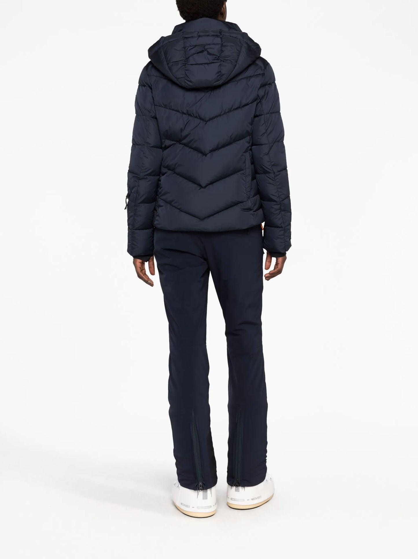 zip-up padded jacket