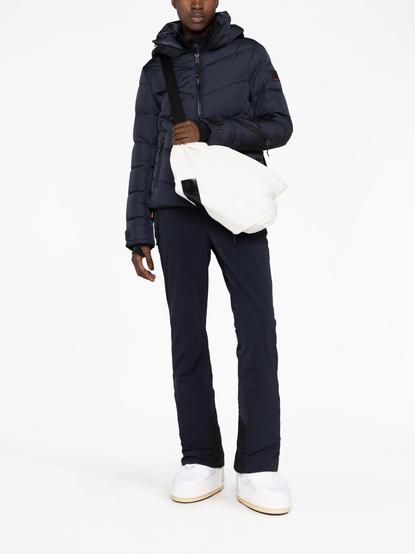 zip-up padded jacket
