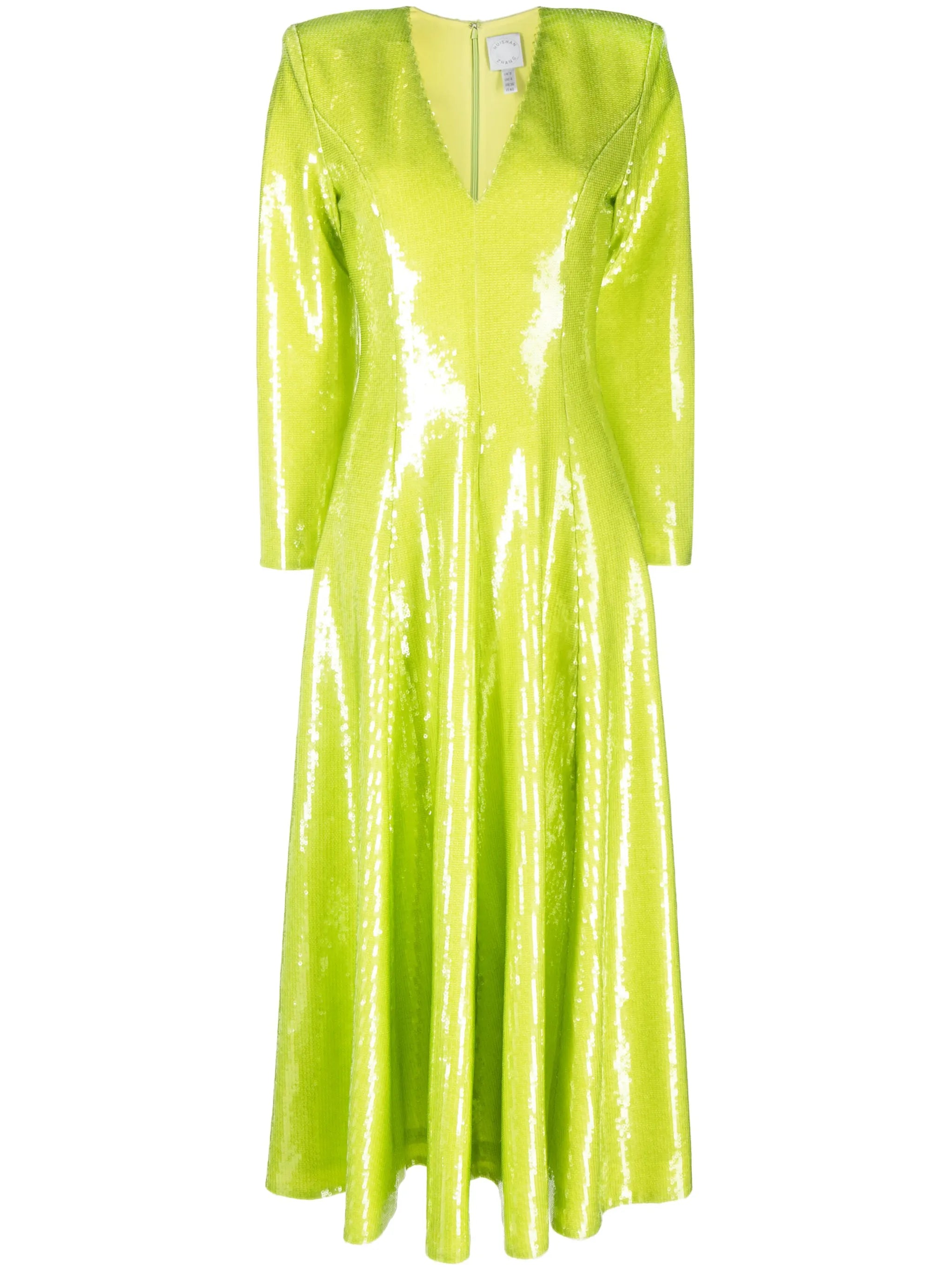 Andy sequinned V-neck midi dress