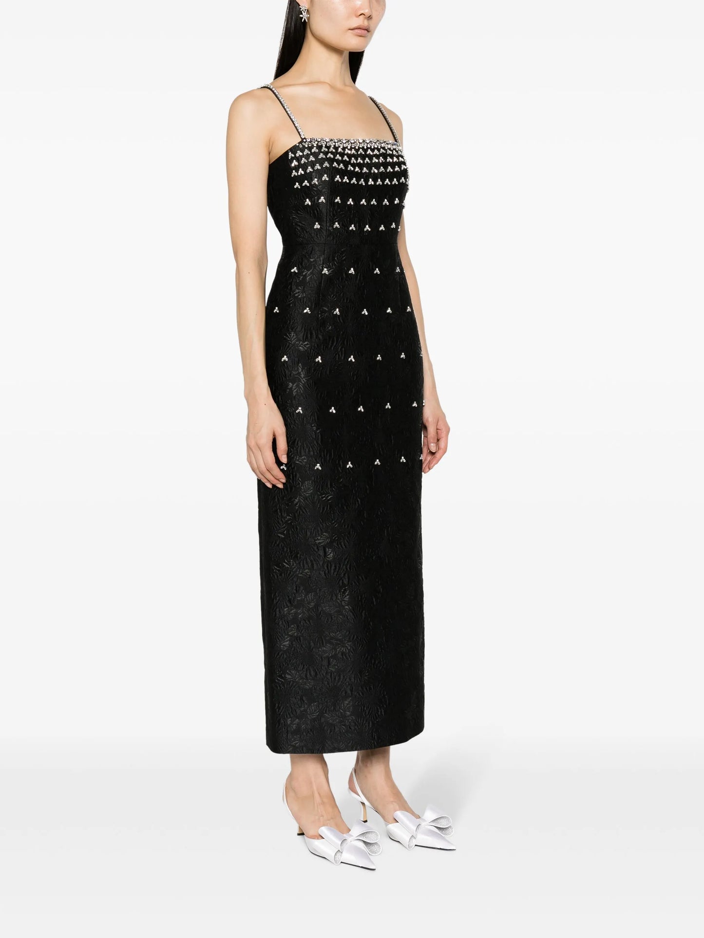 Astra crystal-embellished maxi dress