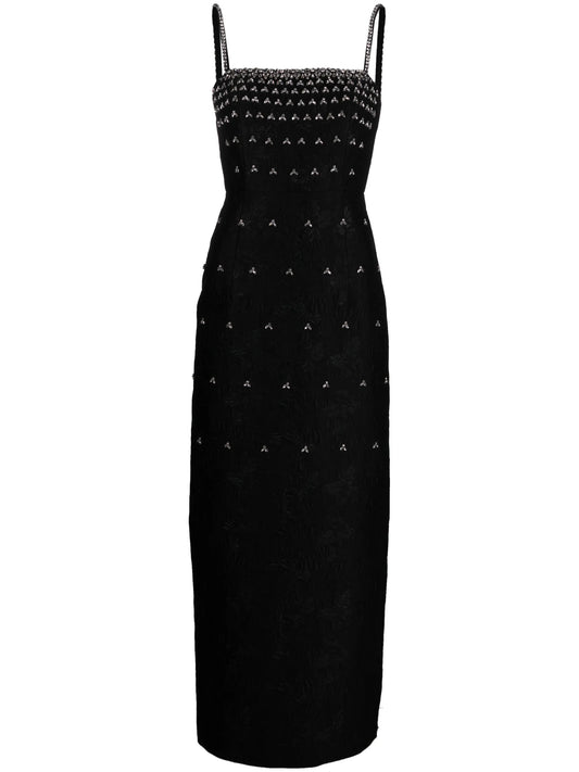 Astra crystal-embellished maxi dress