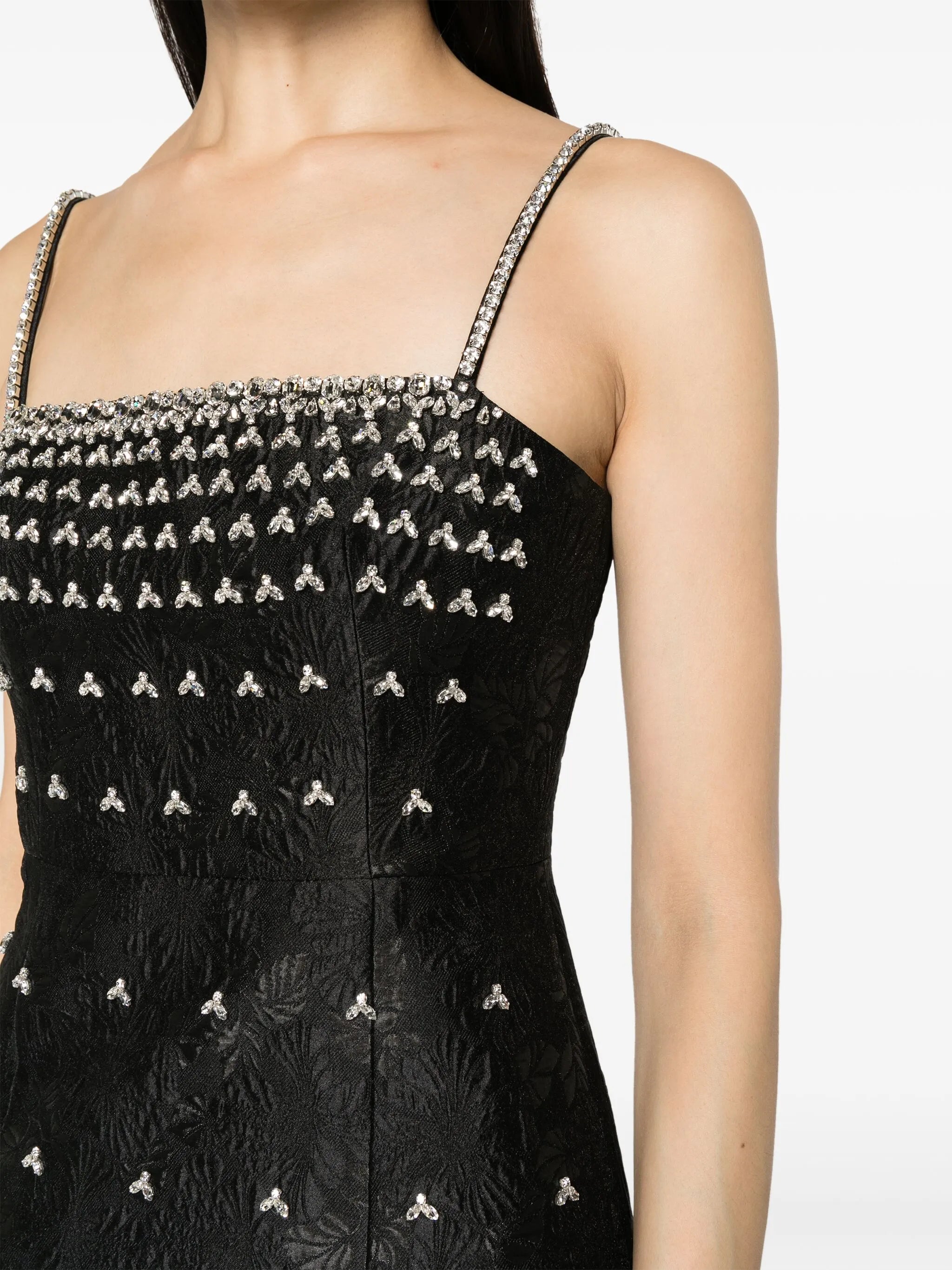 Astra crystal-embellished maxi dress