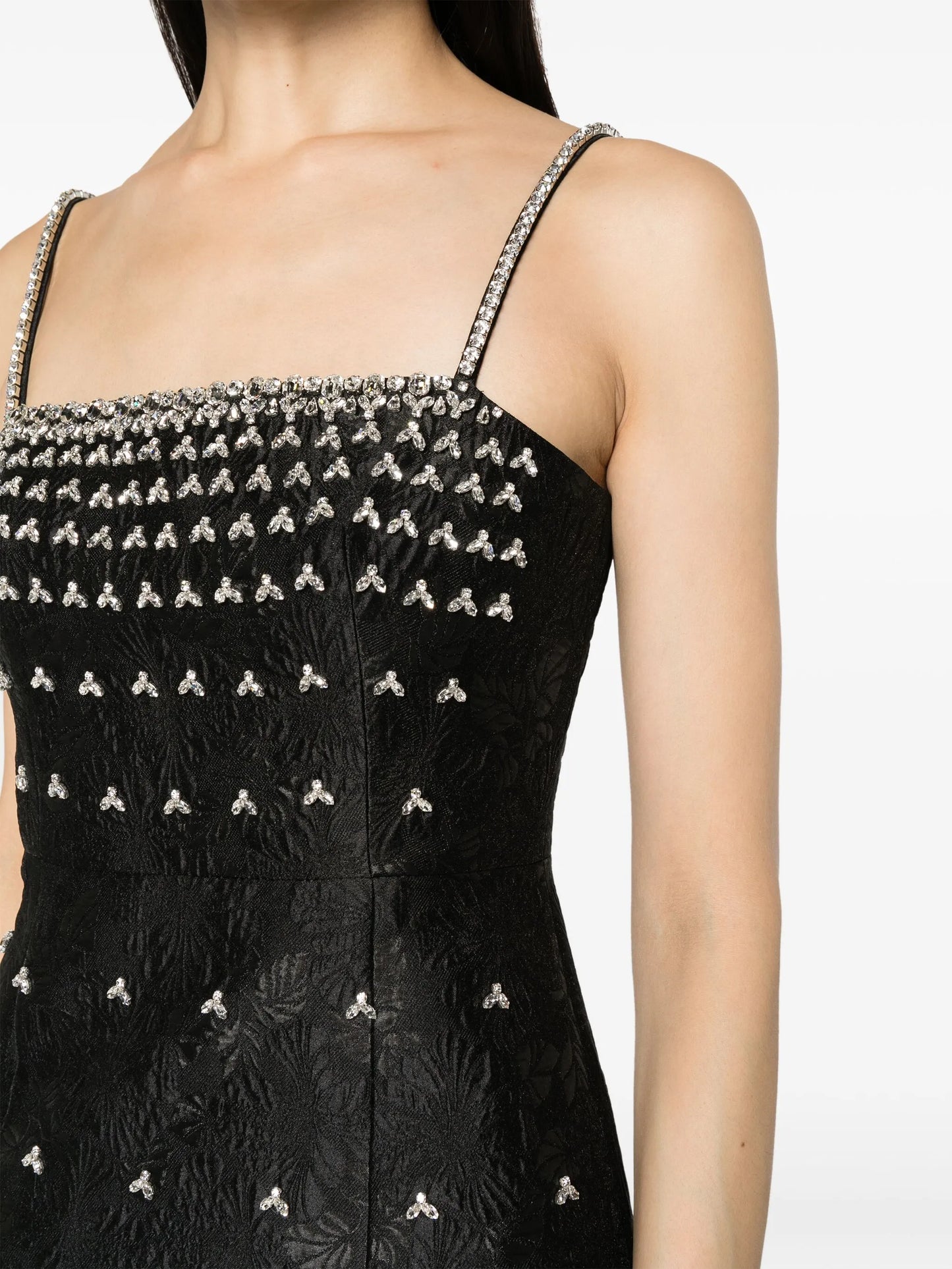 Astra crystal-embellished maxi dress