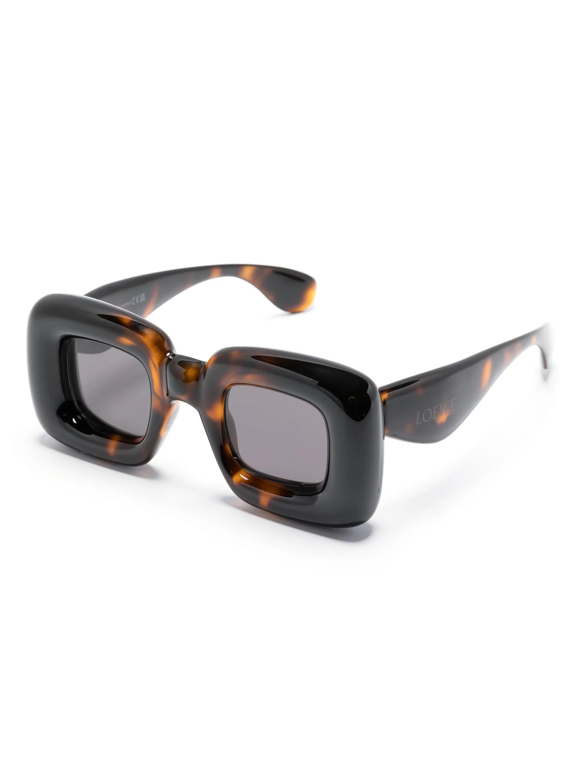 Inflated square-frame sunglasses
