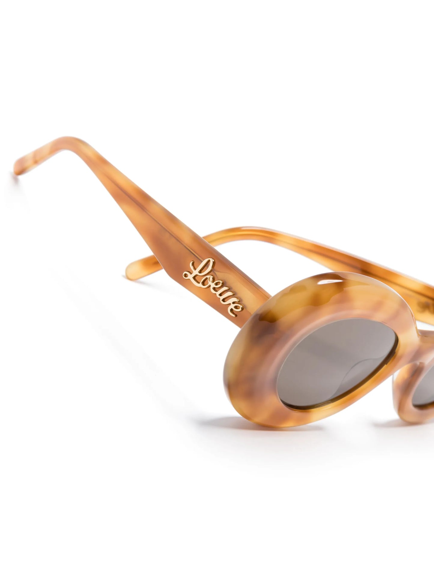 Curvy oval-frame sunglasses