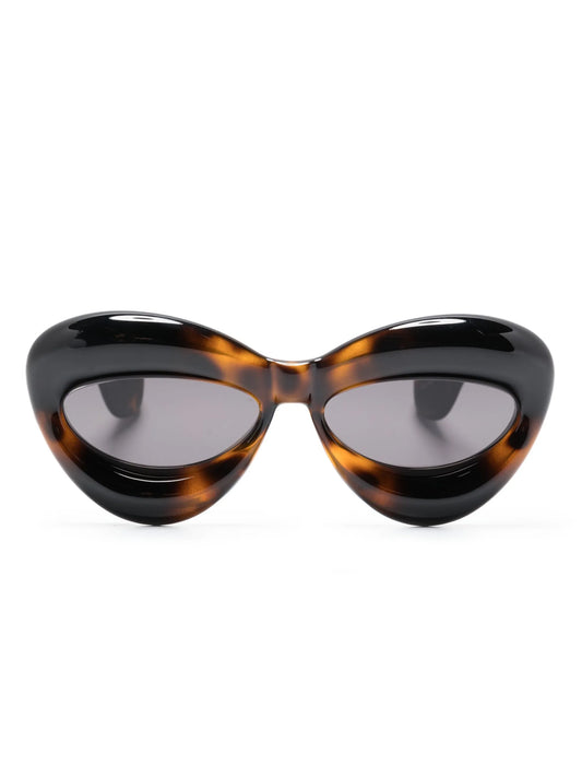 Inflated cat-eye sunglasses
