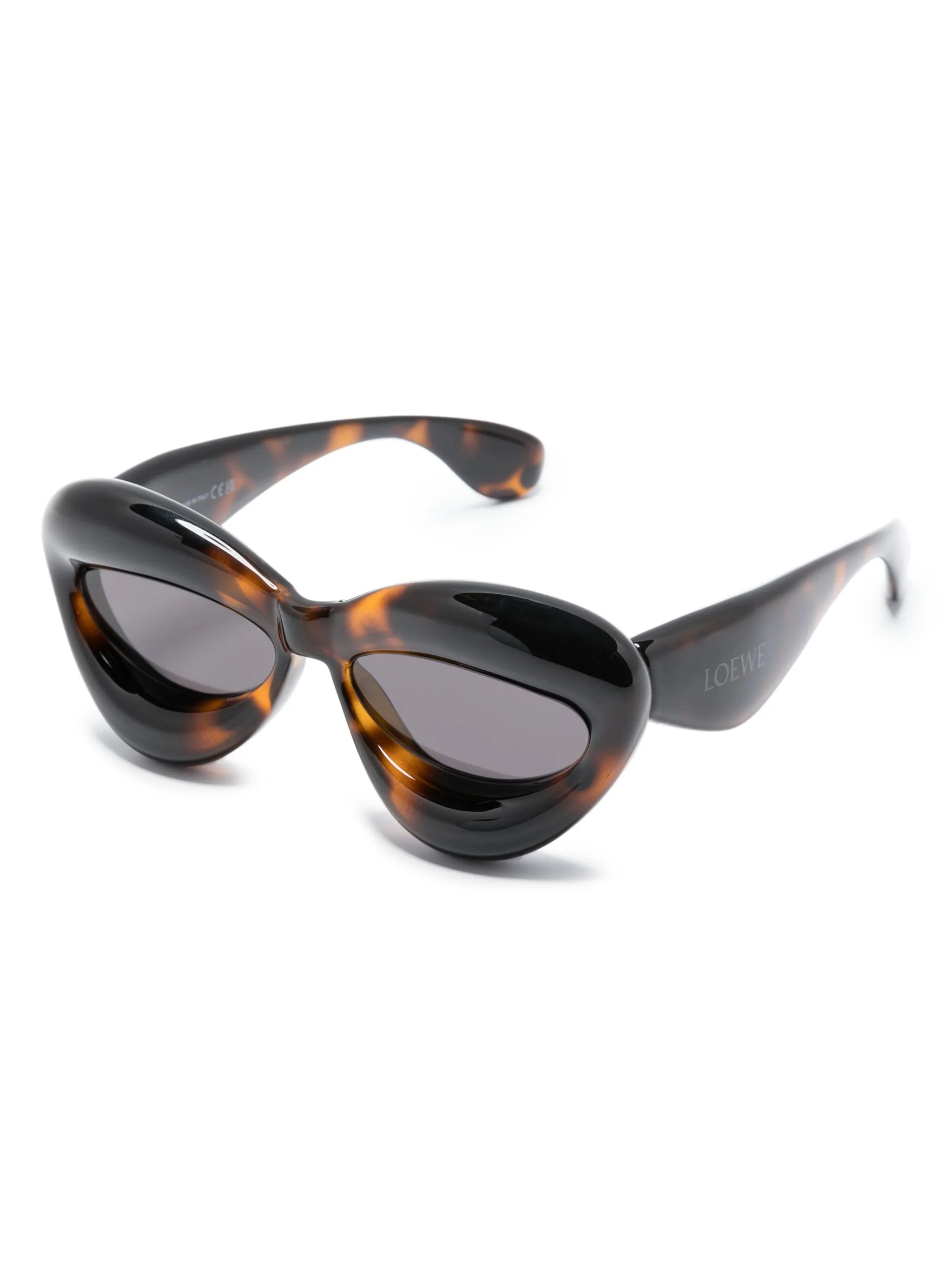 Inflated cat-eye sunglasses