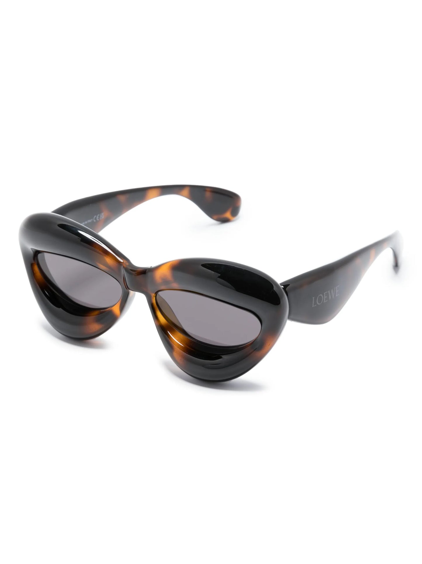 Inflated cat-eye sunglasses