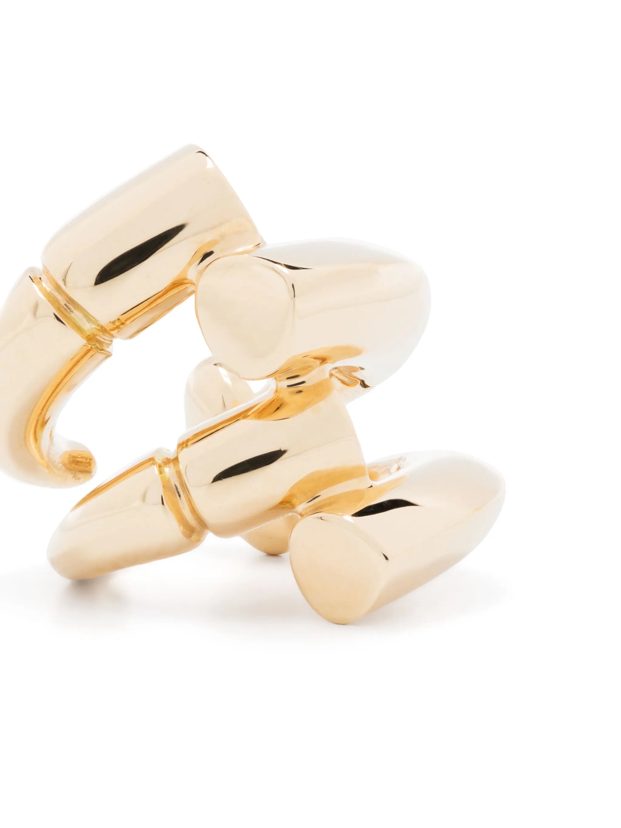 18kt yellow gold Oera single ear cuff