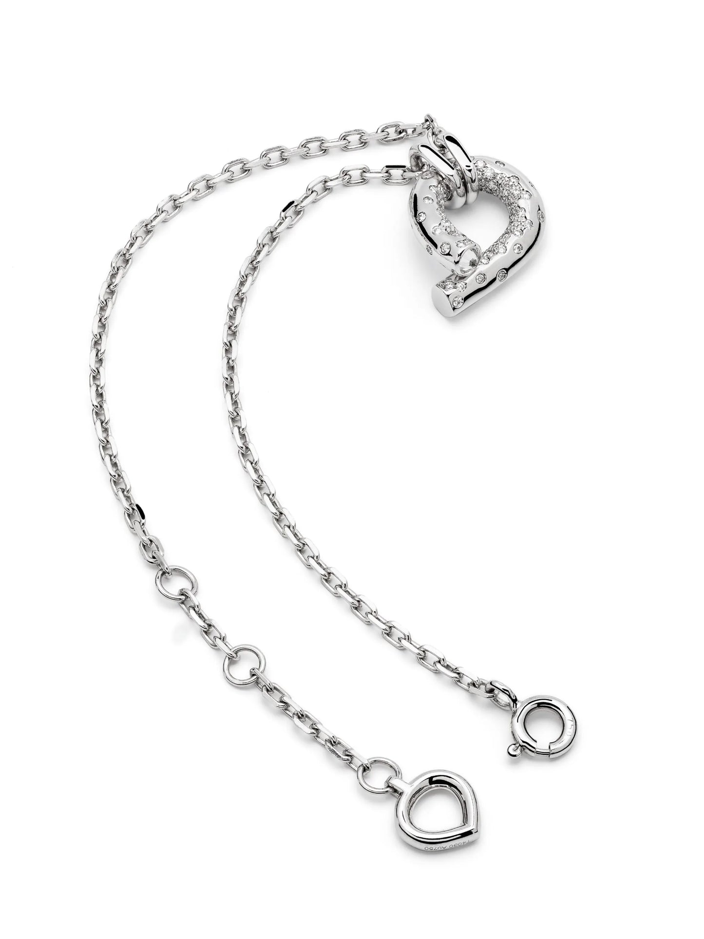 18kt white gold Oera diamond chain bracelet