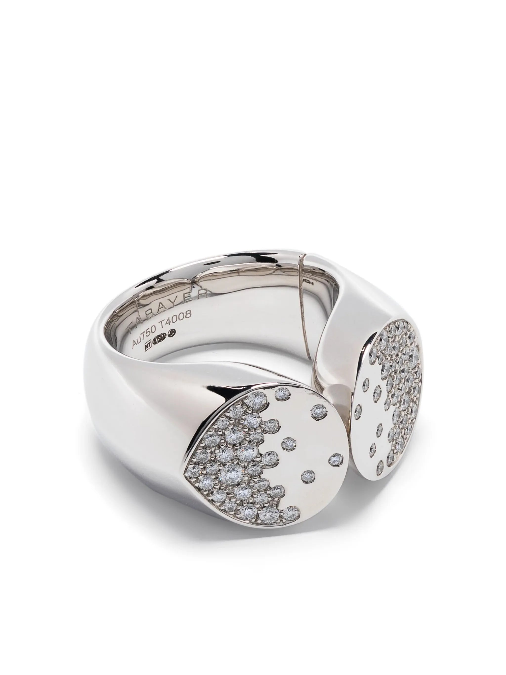 18kt white gold Oera diamond ring