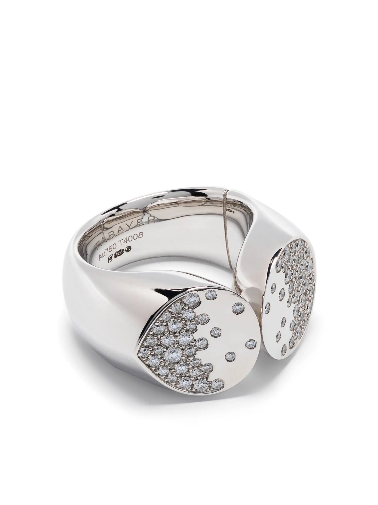 18kt white gold Oera diamond ring