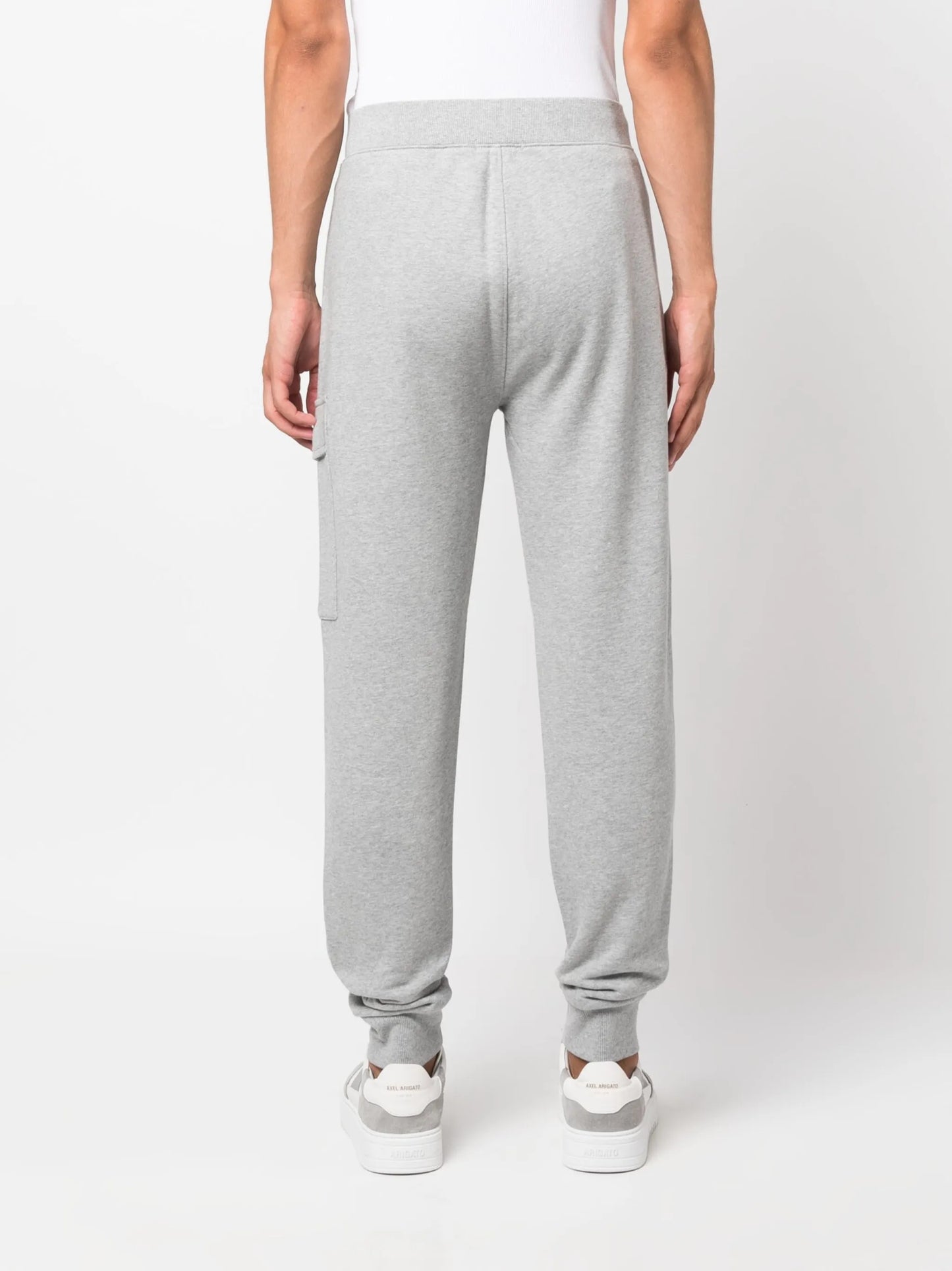 logo-patch cotton track pants